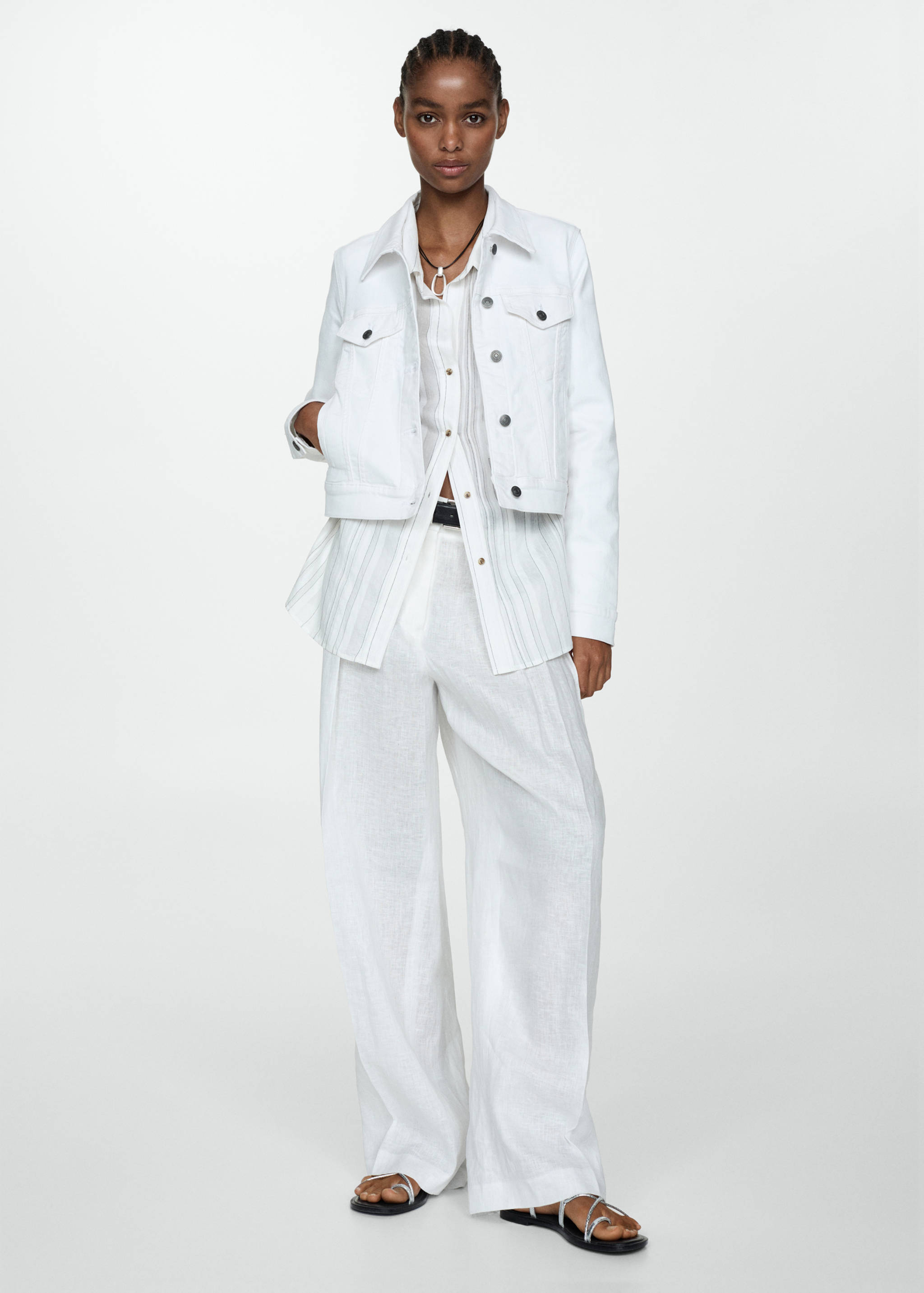 Blouson jean poches - Plan général