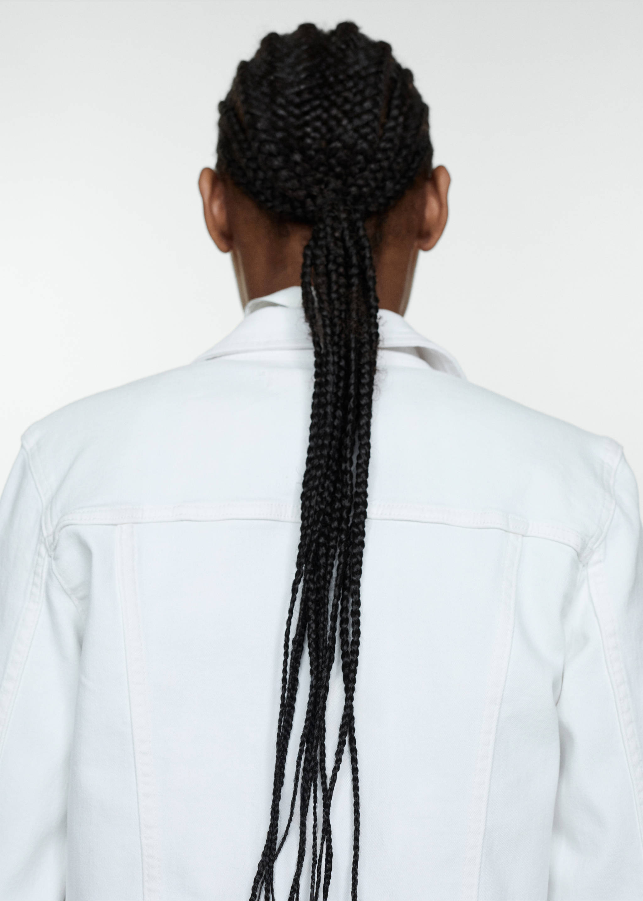 Blouson jean poches - Détail de l'article 6, Blanc. Ref: 77050257-00.