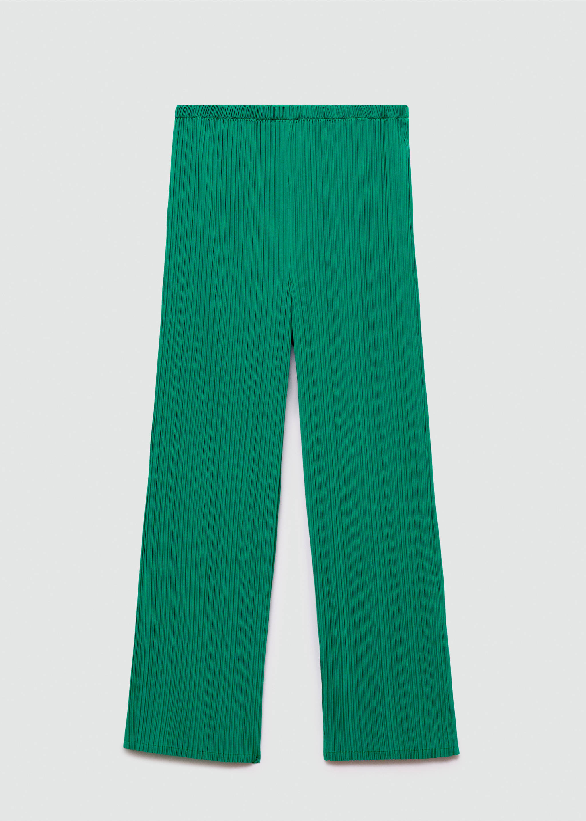 Pantalon plissé fluide - Article sans modèle, Émeraude. Ref: 77050266-00.