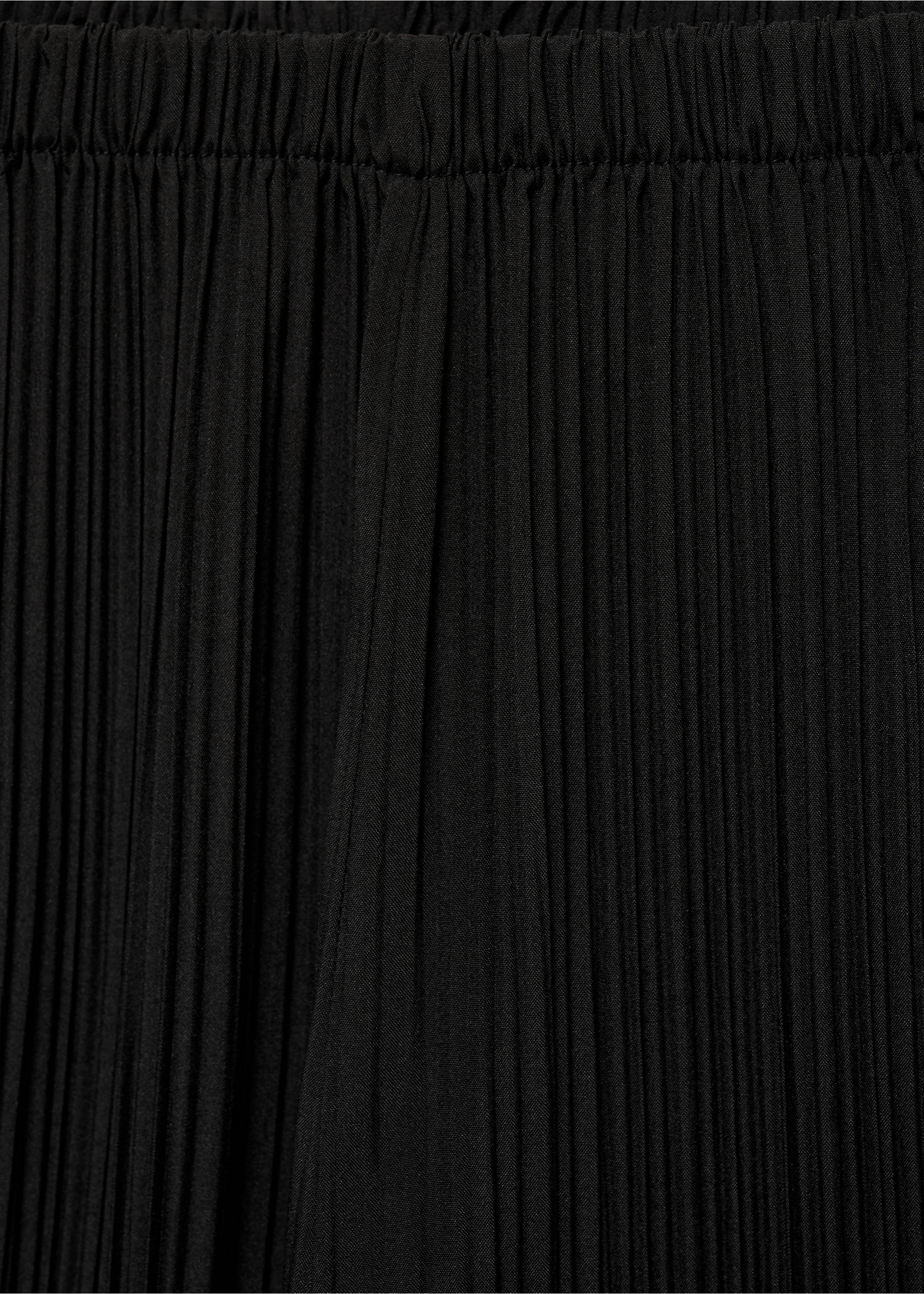 Pantalon plissé fluide - Détail de l'article 8, Noir. Ref: 77050266-00.