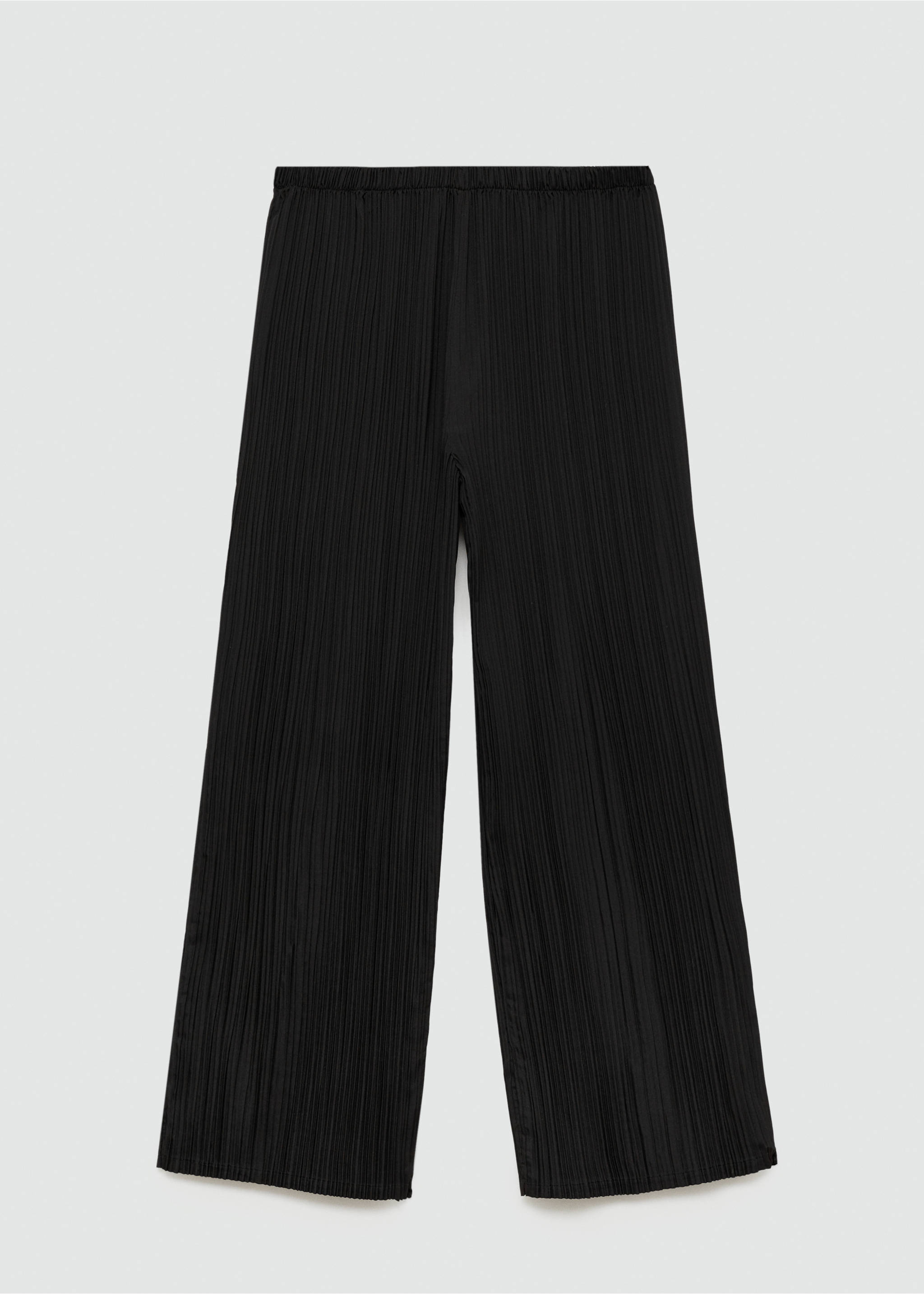 Pantalon plissé fluide - Article sans modèle, Noir. Ref: 77050266-00.