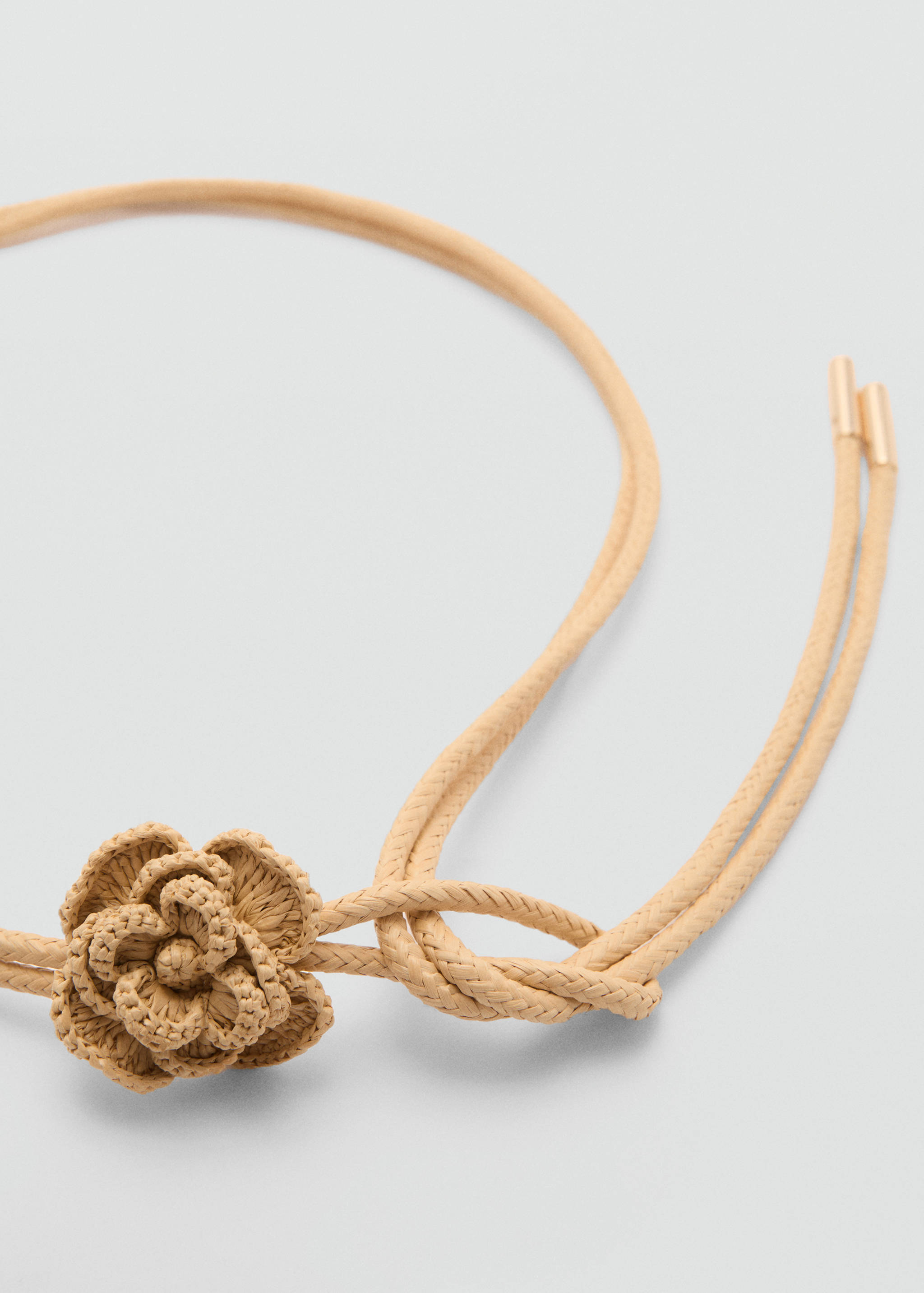 Braided floral belt - Medium plane