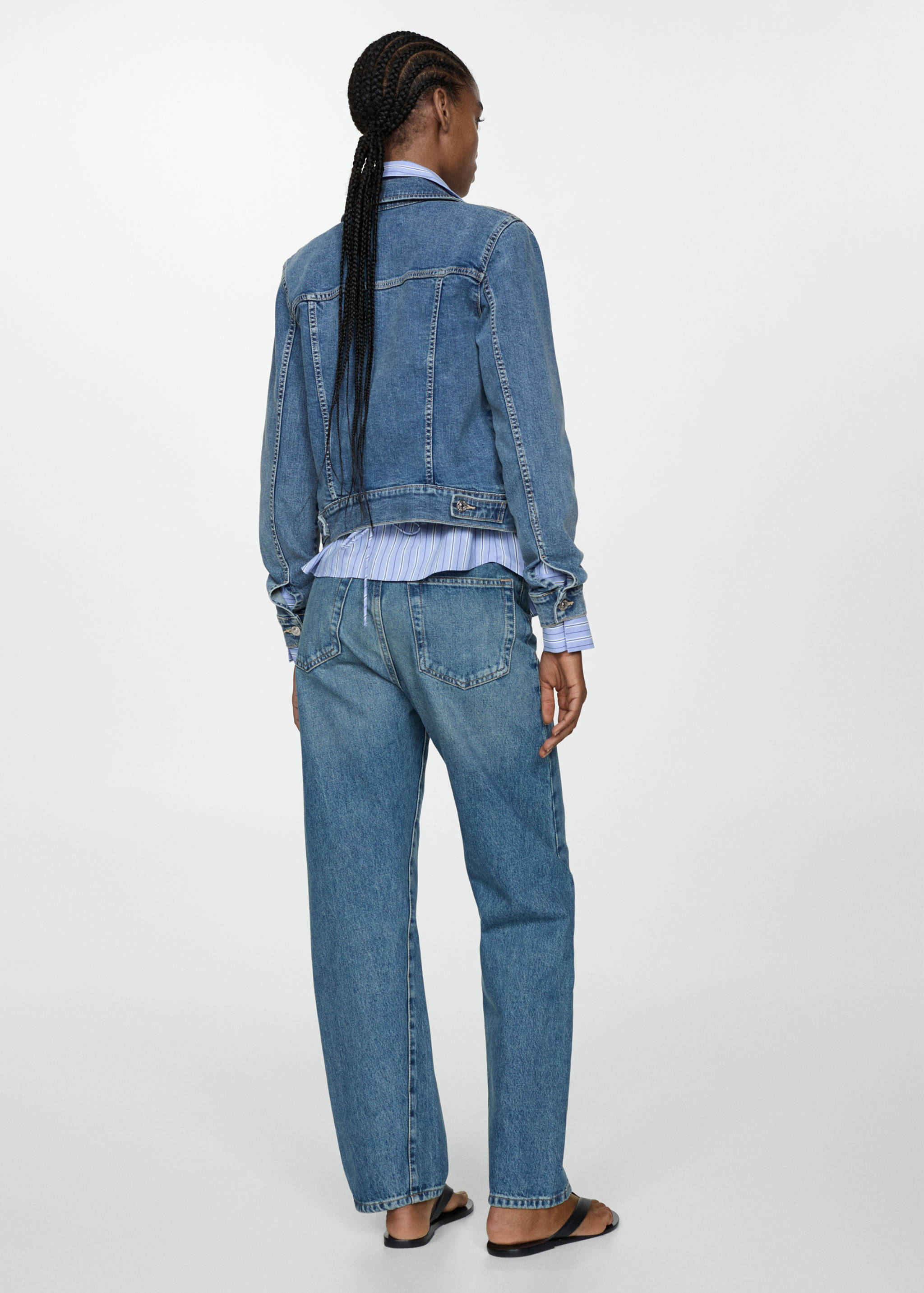 Blouson jean poches - Verso de l’article