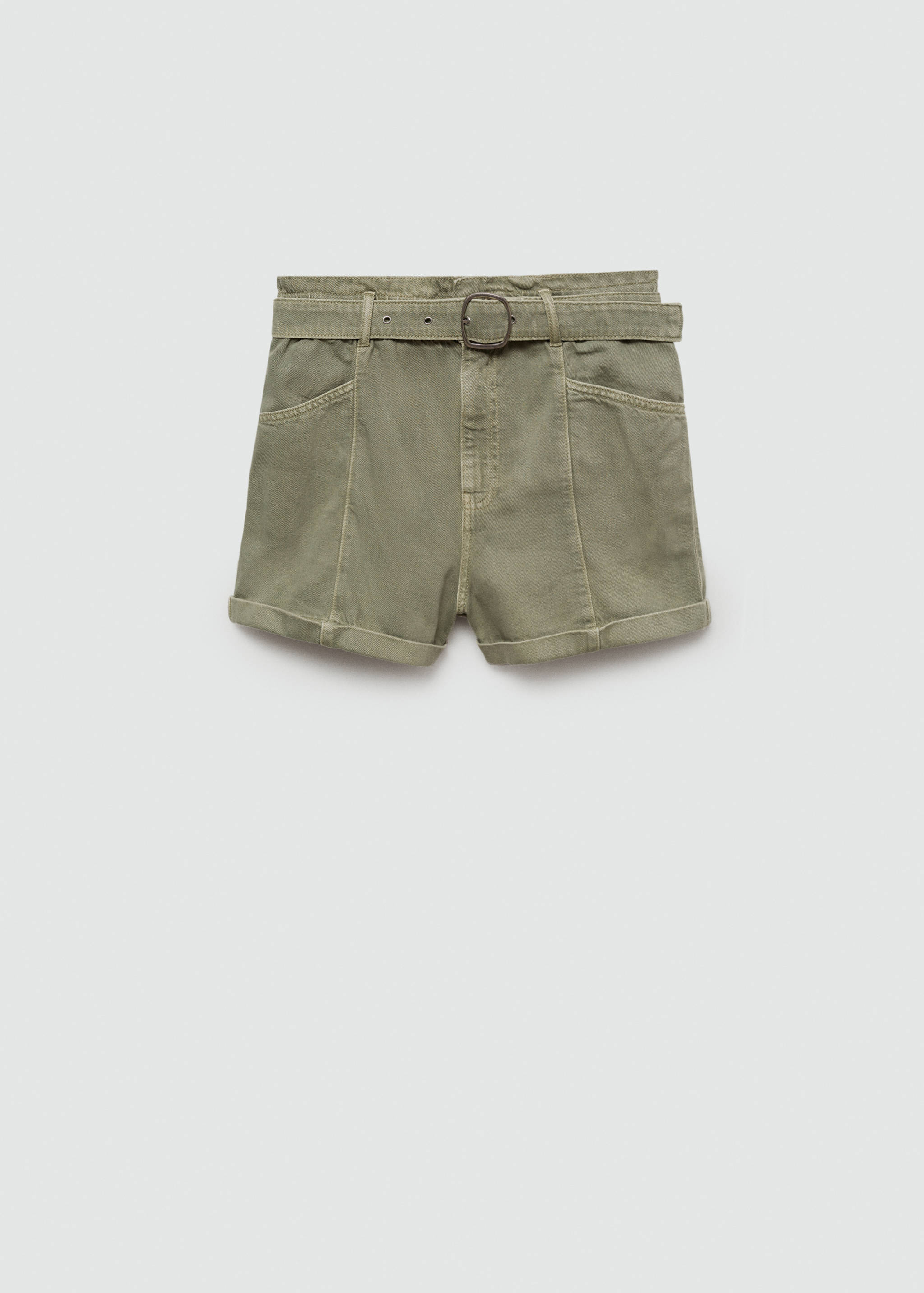 Shorts vaqueros cinturón - Artículo sin modelo