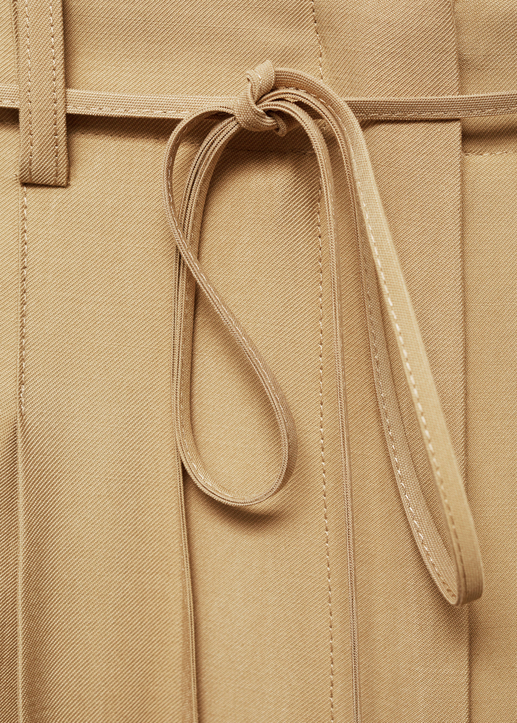 Wide leg trousers with elastic waist - Details of the article 8