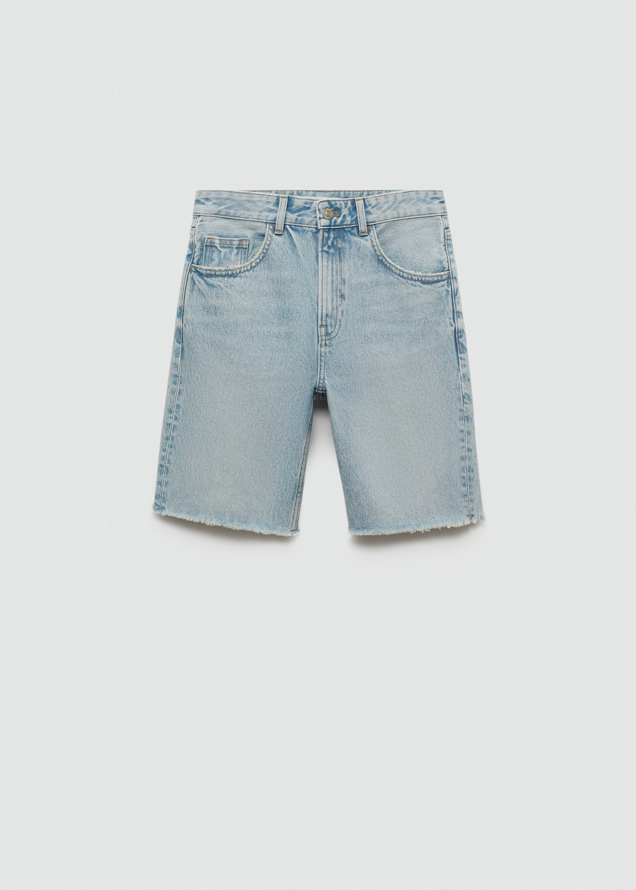 Gerade Jeans-Bermudashorts - Artikel ohne Model