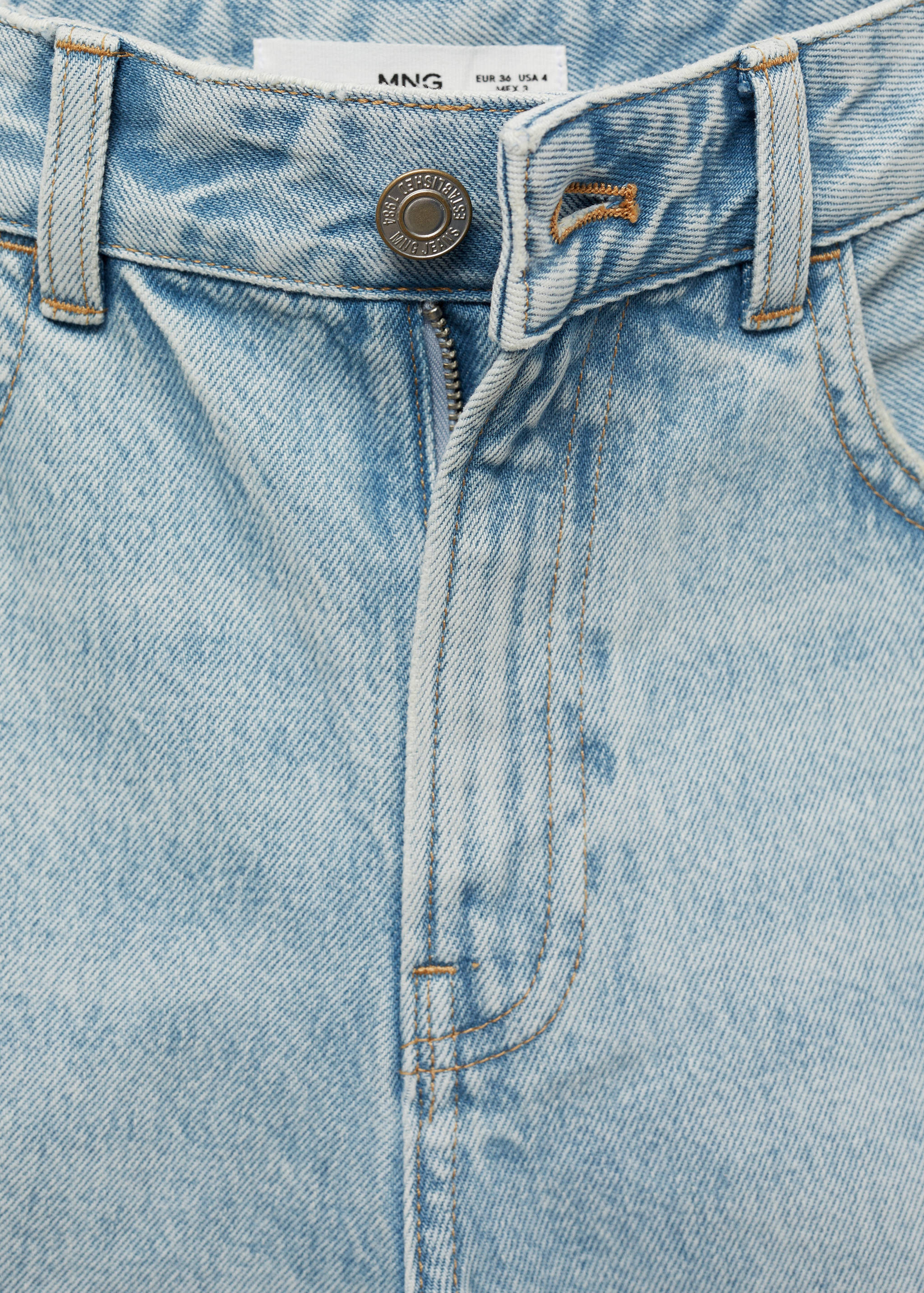Gerade Jeans-Bermudashorts - Detail des Artikels 8