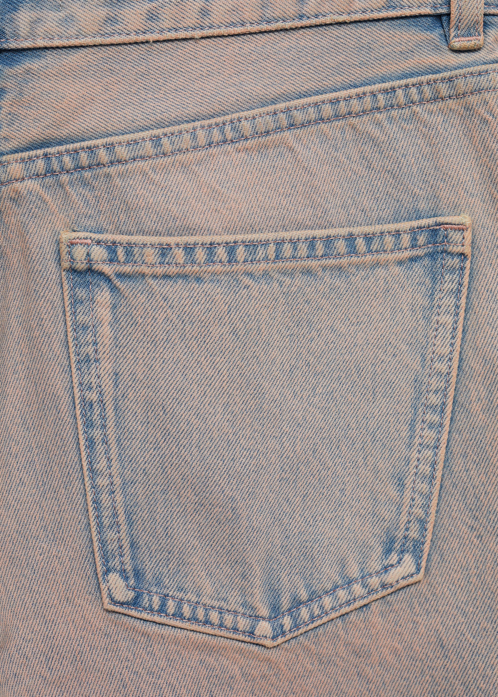 Jeans-Bermudashorts mit Washed-Out-Effekt - Detail des Artikels 0