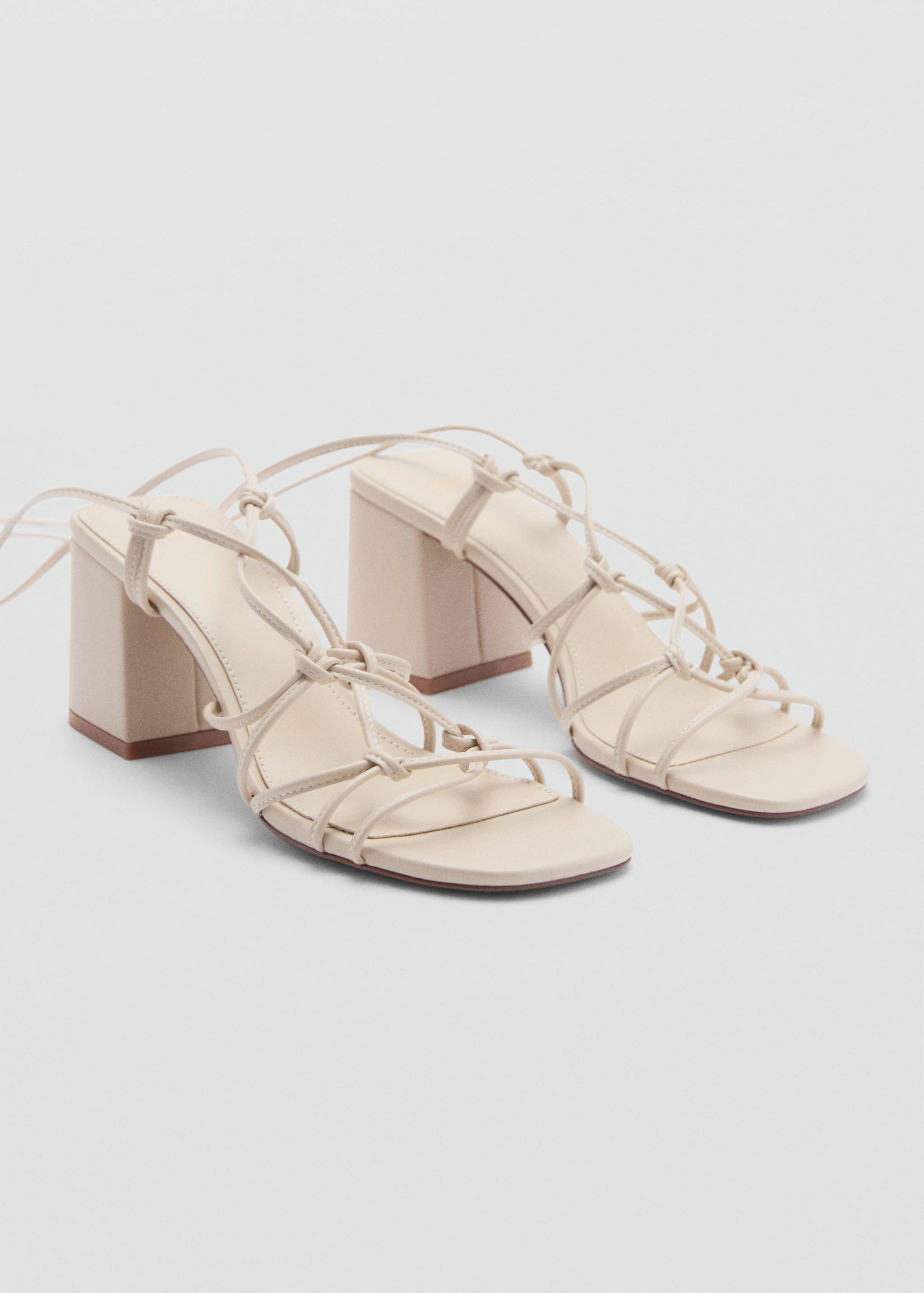 Braided straps sandals - Medium plane