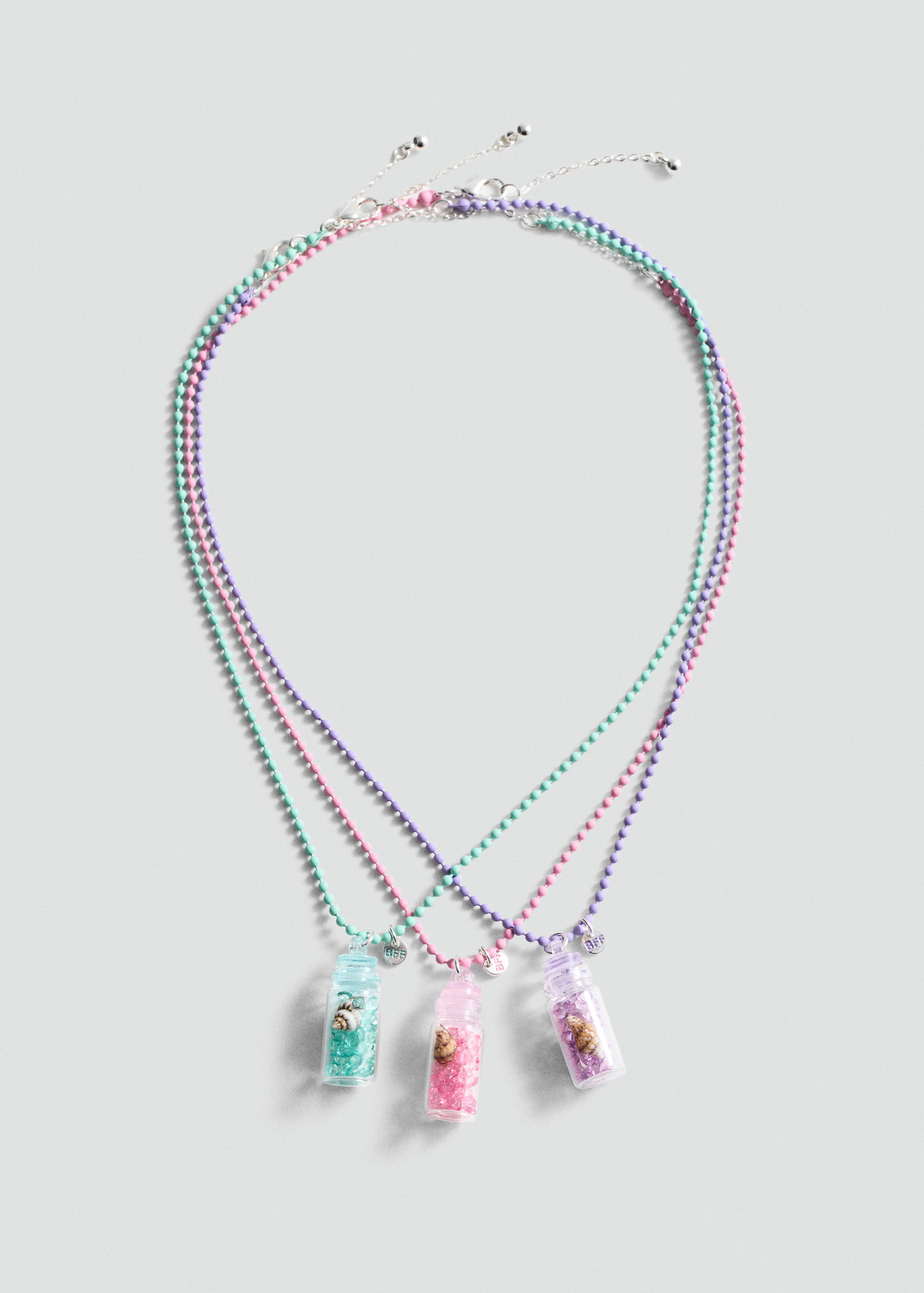 Pack of 3 Best Friends necklaces - Article without model