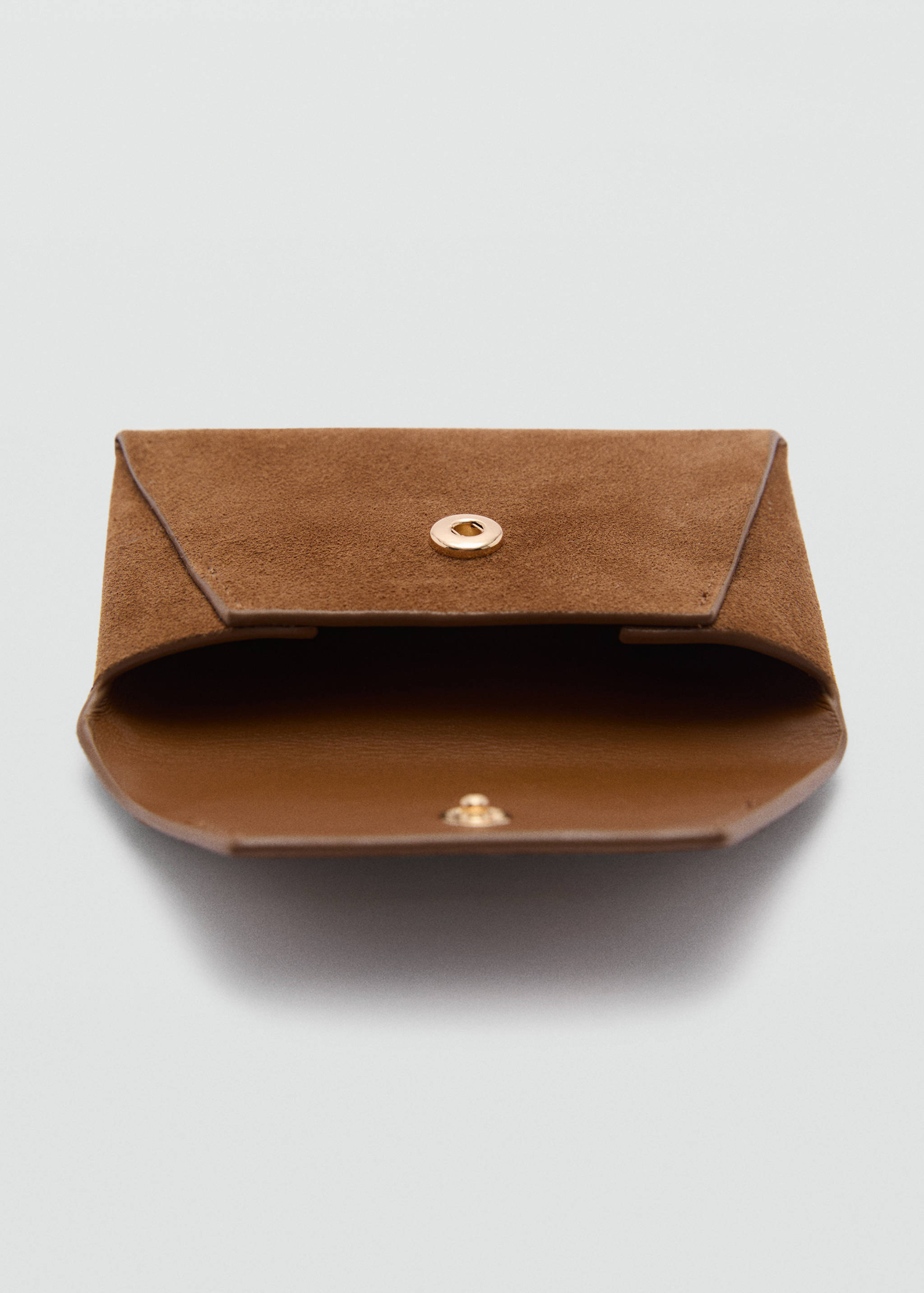 Leather purse - Medium plane