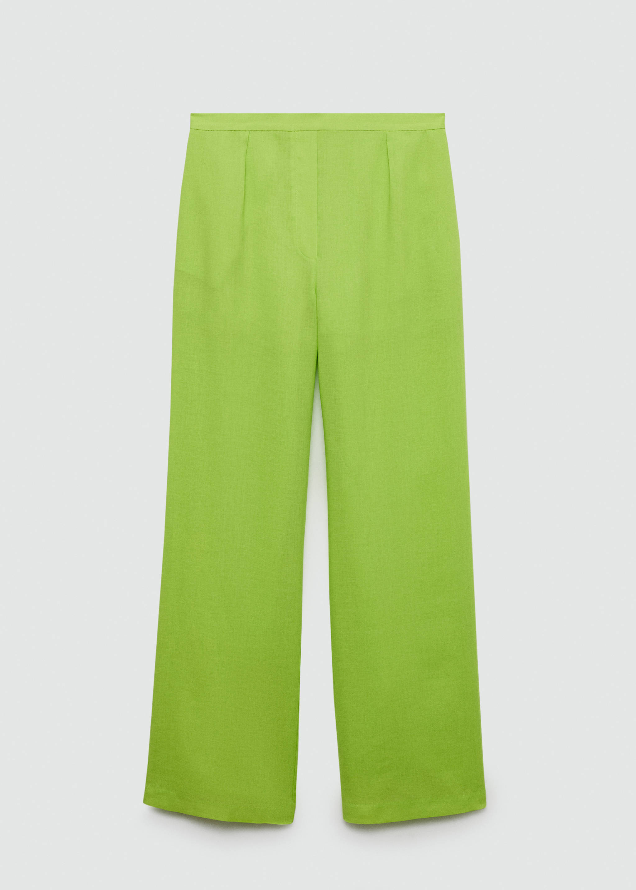 Straight-fit lyocell trousers - Article without model