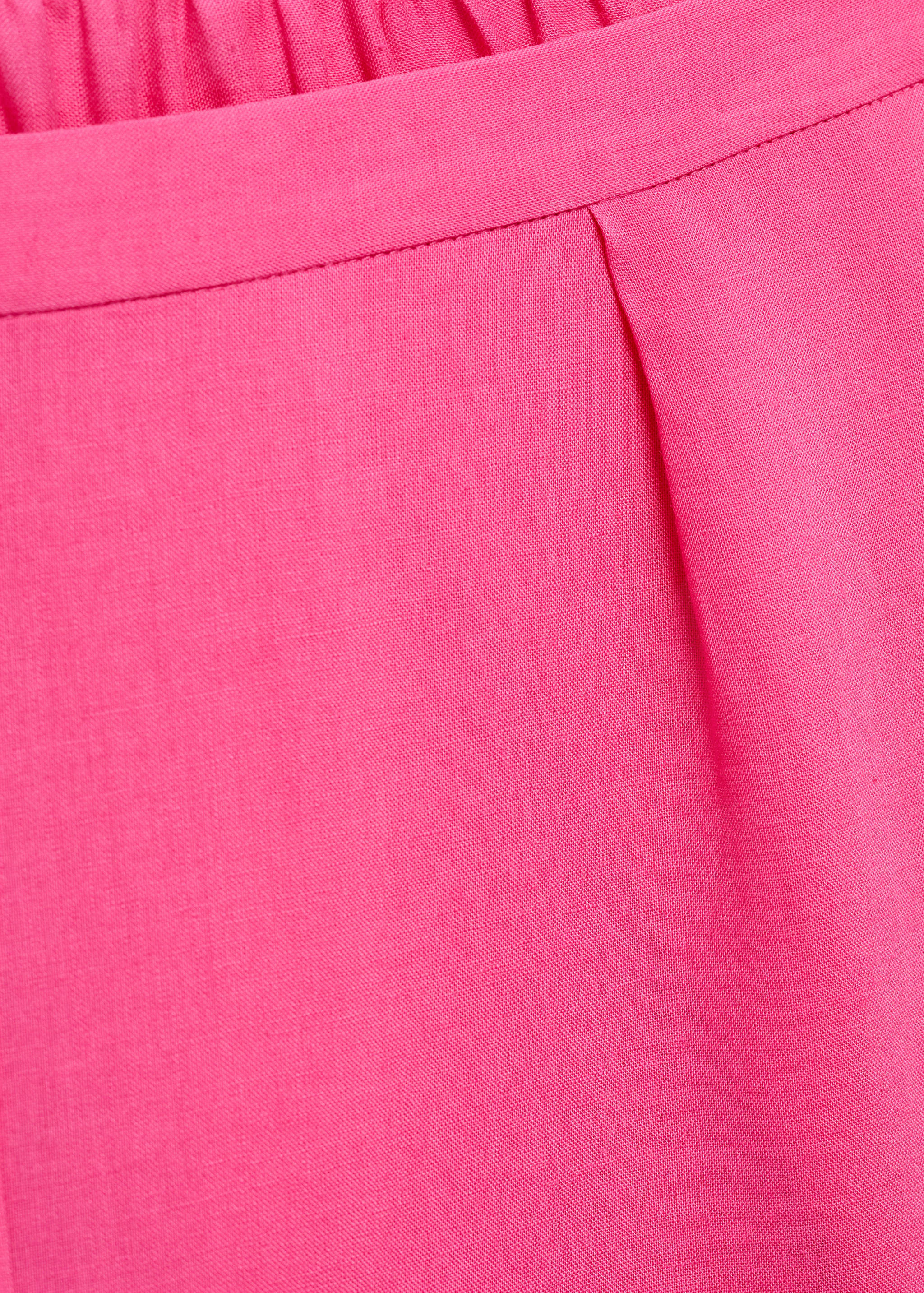 Straight-fit lyocell trousers - Details of the article 8
