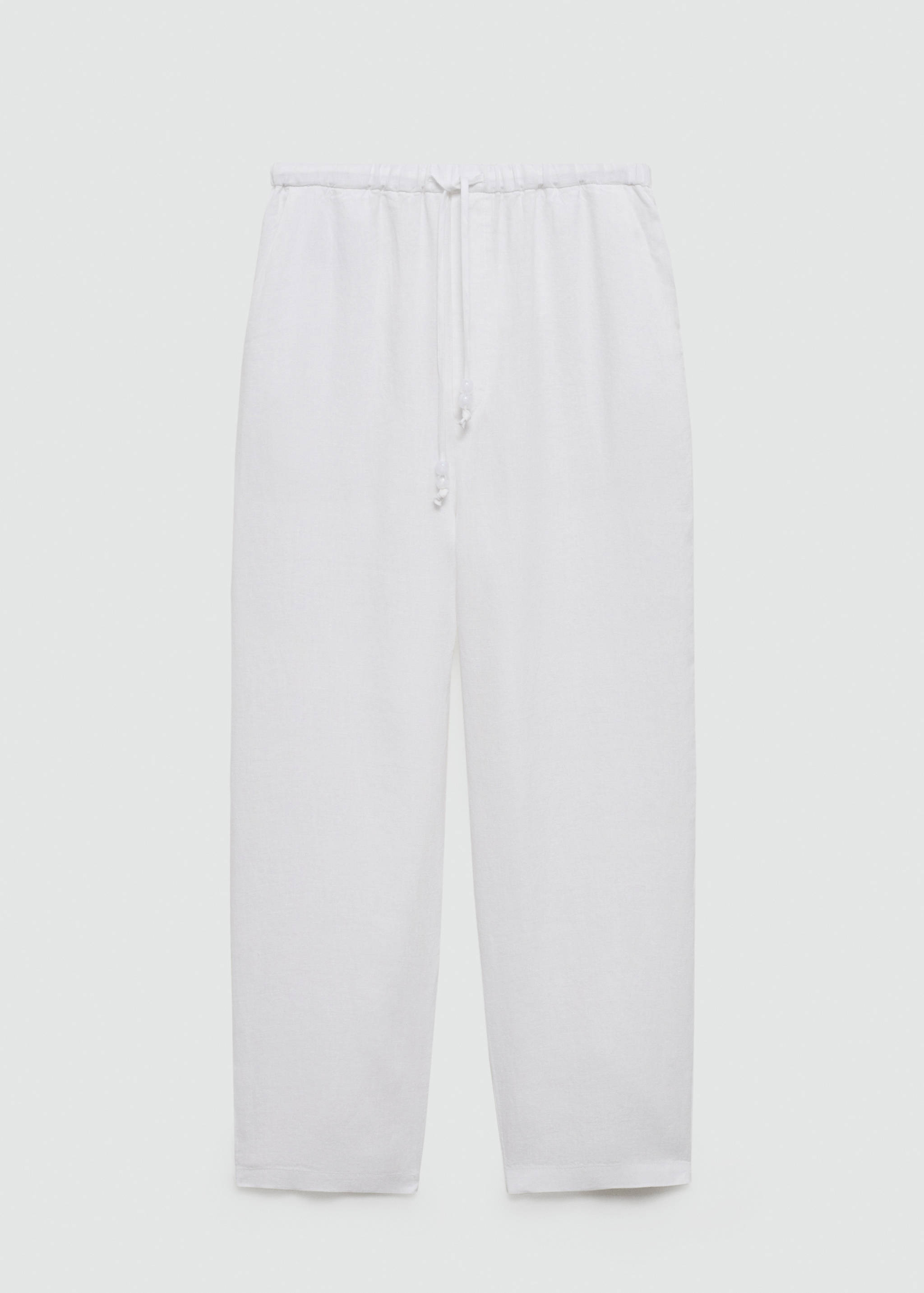 Linen jogger pants - Article without model