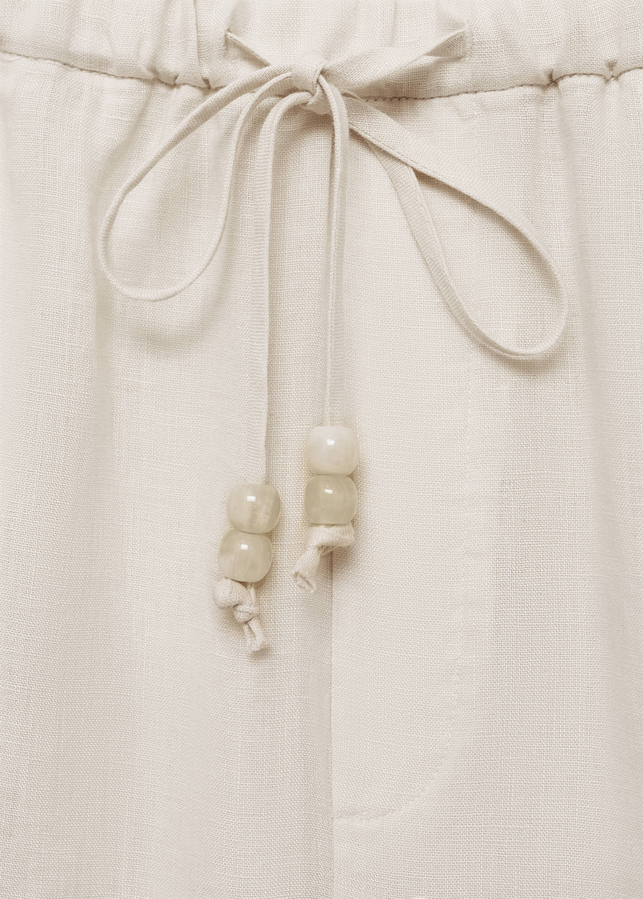 Linen jogger pants - Details of the article 8