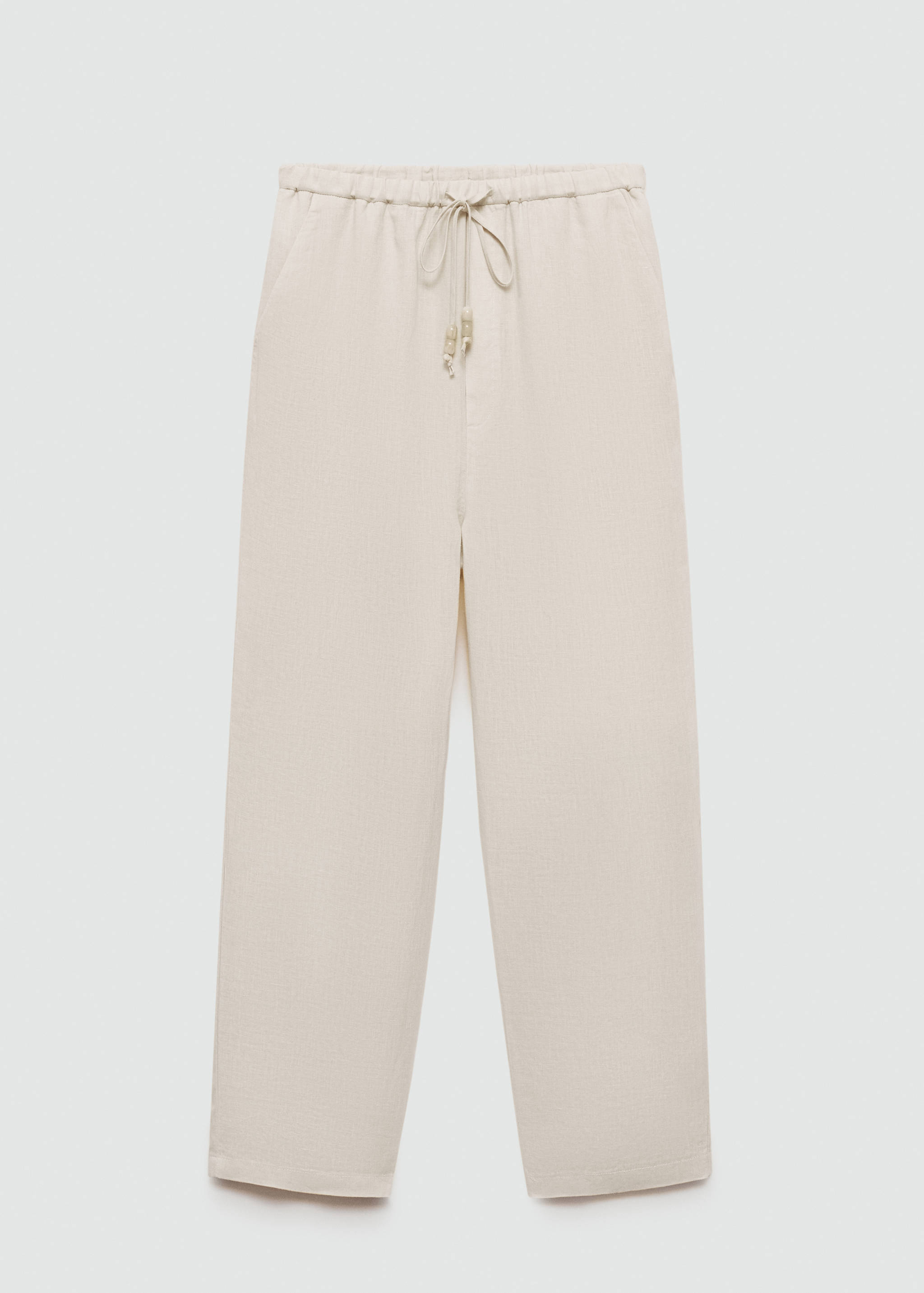 Linen jogger trousers - Article without model