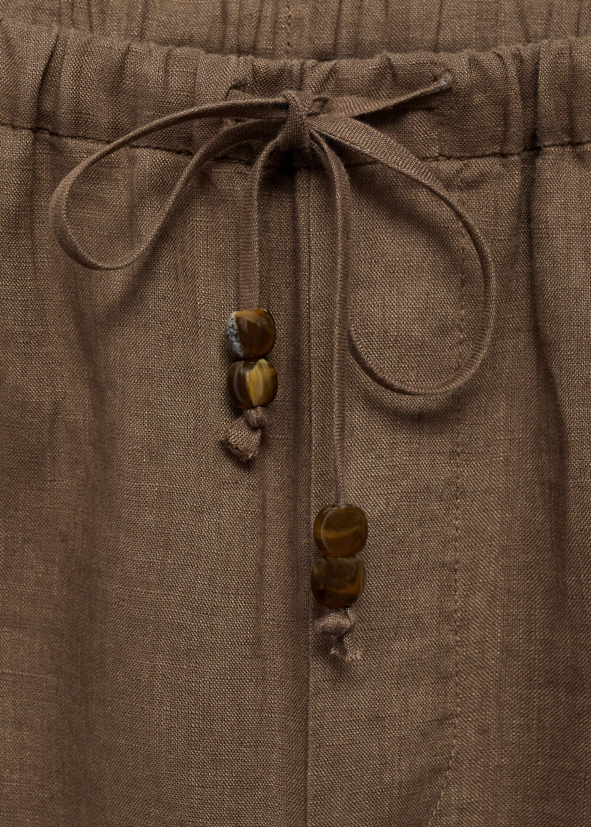 Linen jogger pants - Details of the article 8