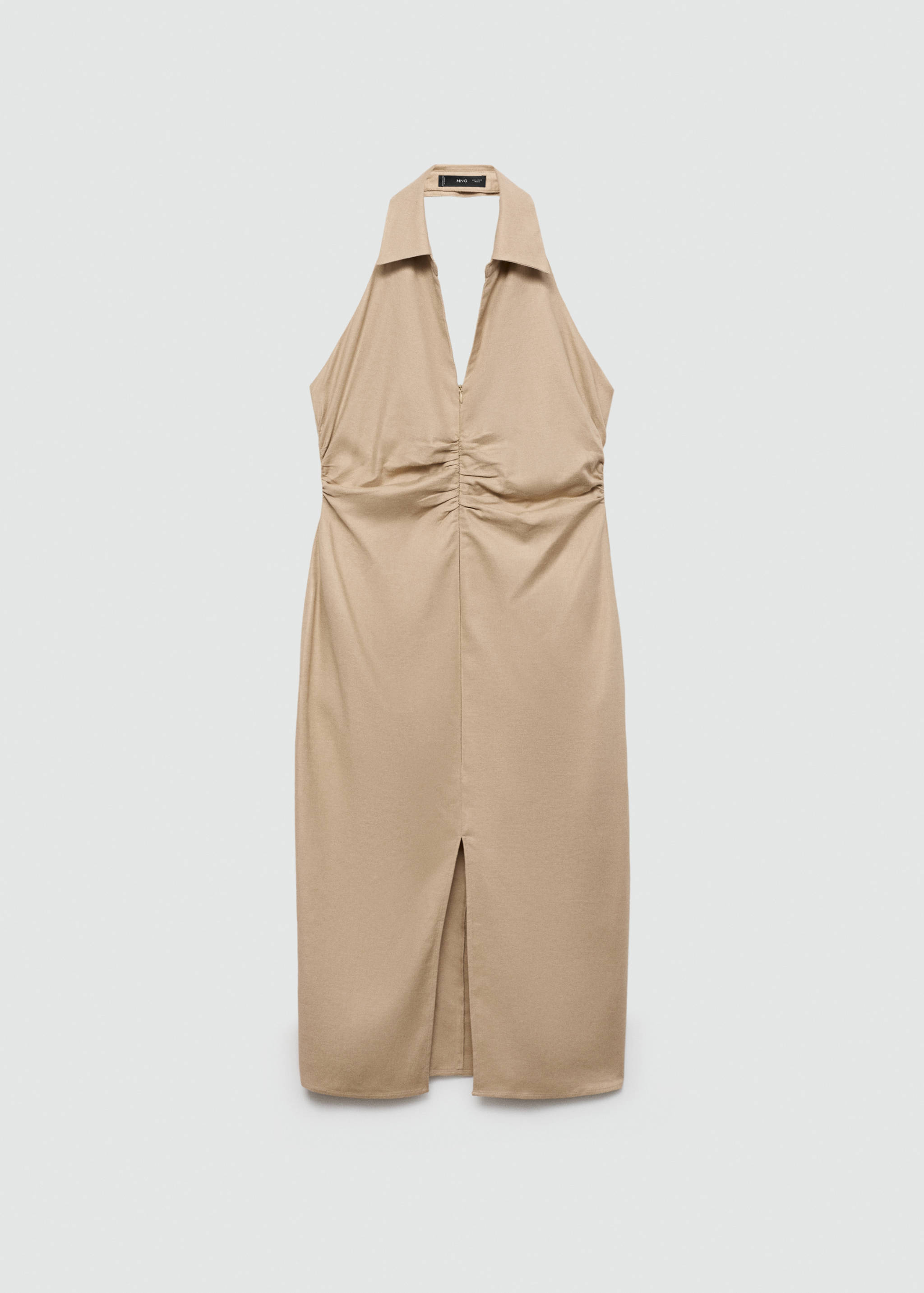 Jurk met polokraag en split - Artikel zonder model