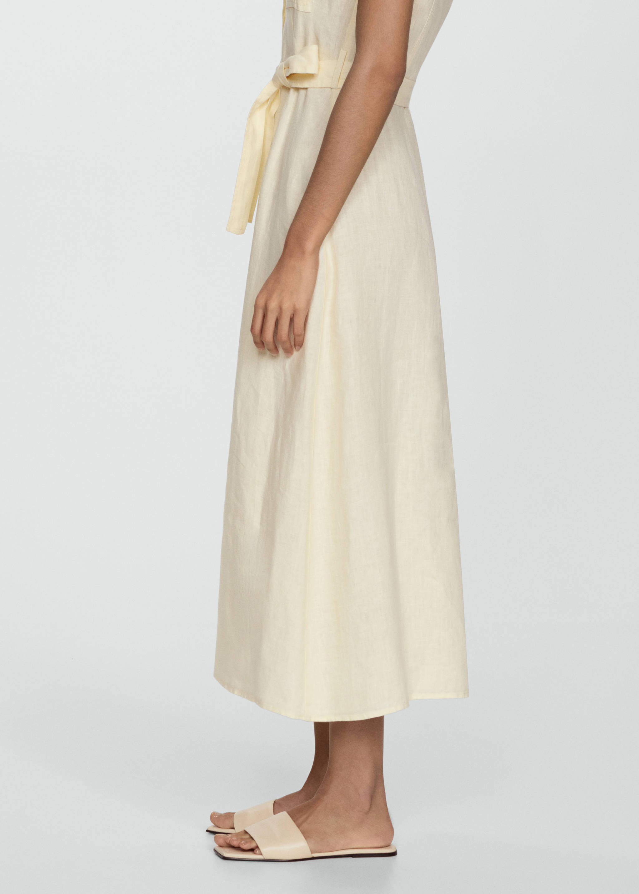 Vestido camiseiro linho - Pormenor do artigo 6