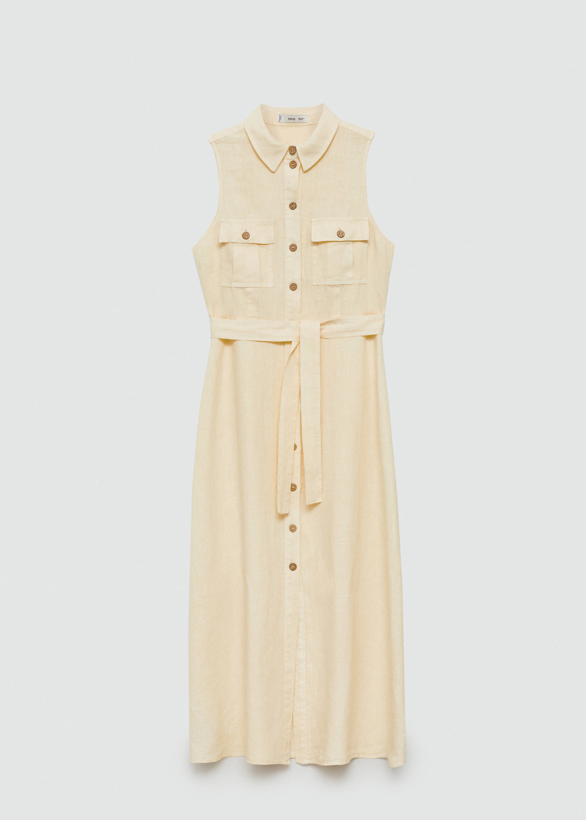 Vestido camiseiro linho - Artigo sem modelo