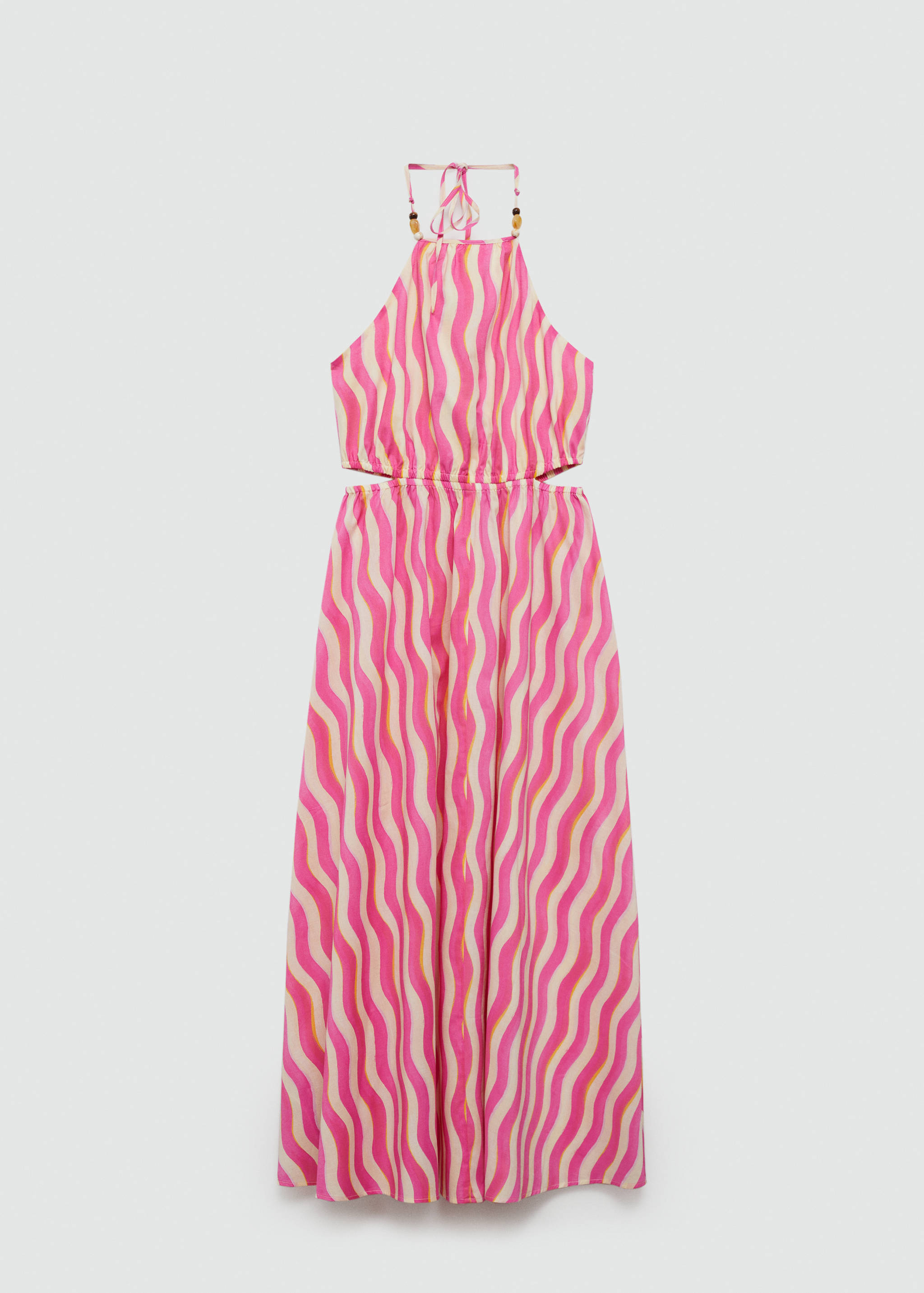 Gemustertes Kleid mit Cut-Out-Details - Artikel ohne Model