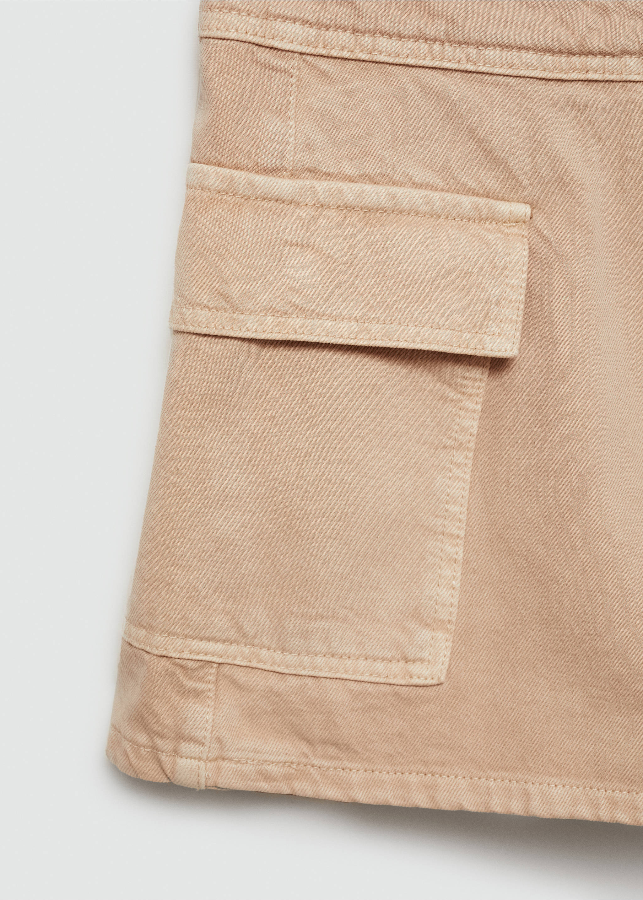 Jeans-Hosenrock - Detail des Artikels 0, Ecru. Ref: 77050346-00.