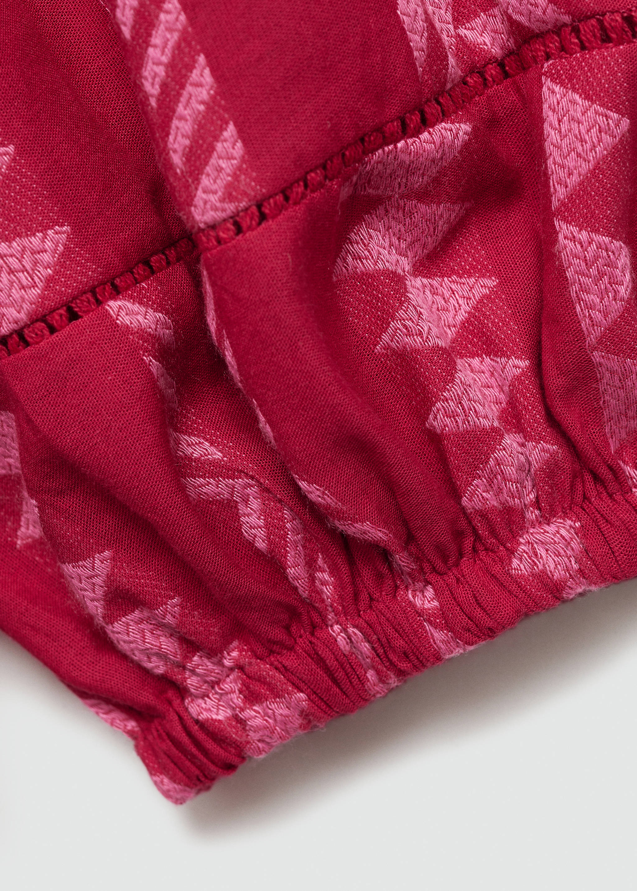 Vestido midi estampado geométrico - Detalle del artículo 0