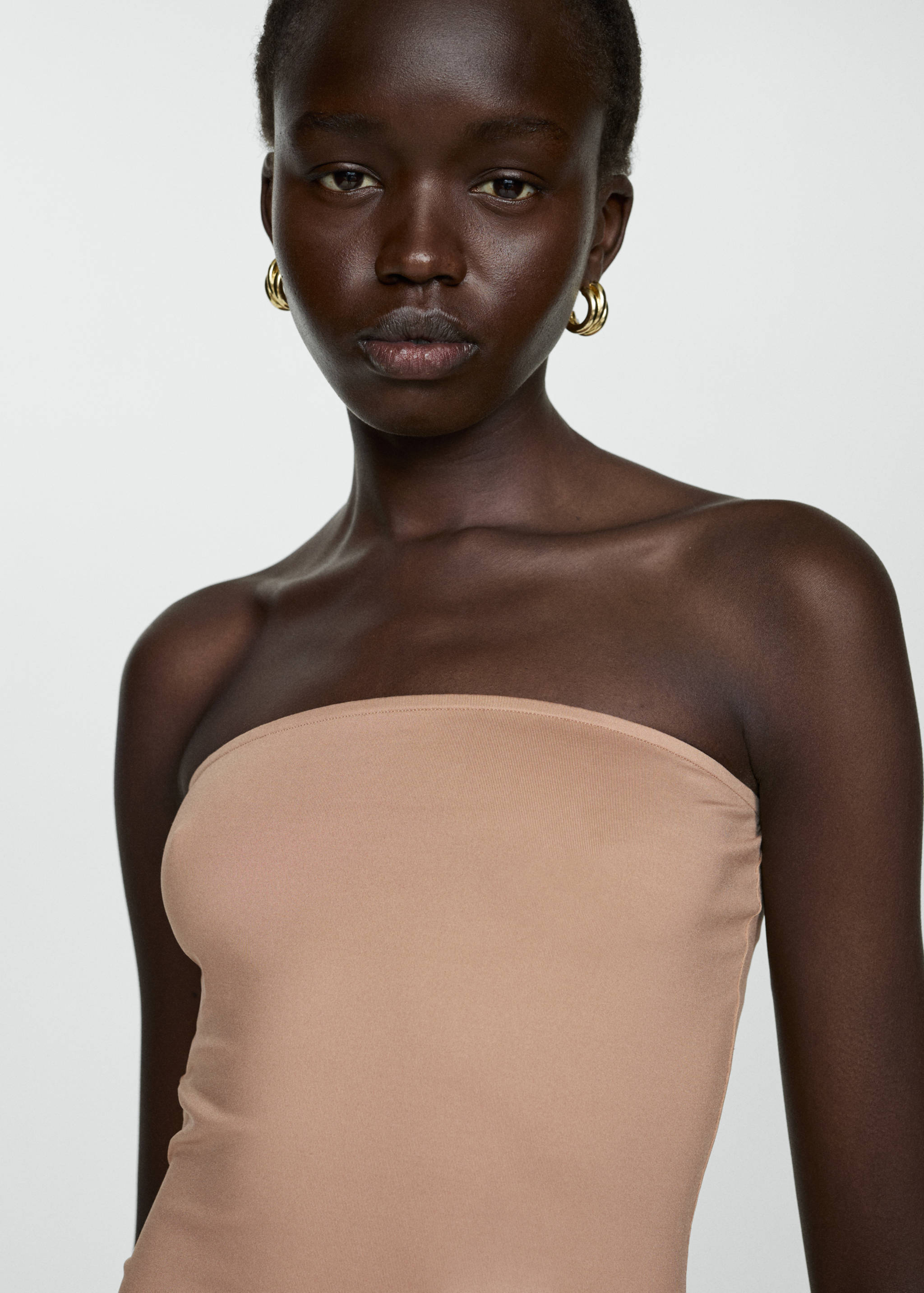 Strapless jurk met korte voering - Detail van het artikel 1