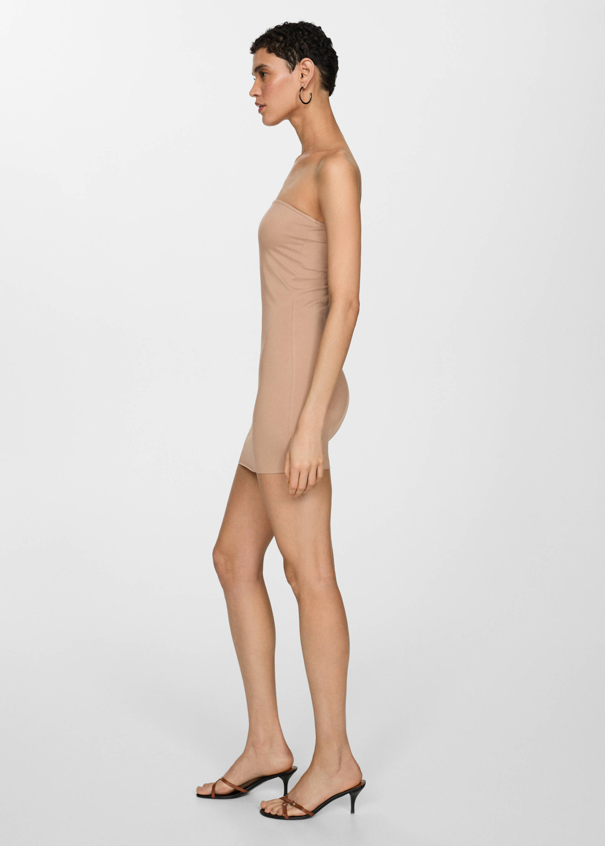 Robe fourreau courte encolure bustier - Détail de l'article 2