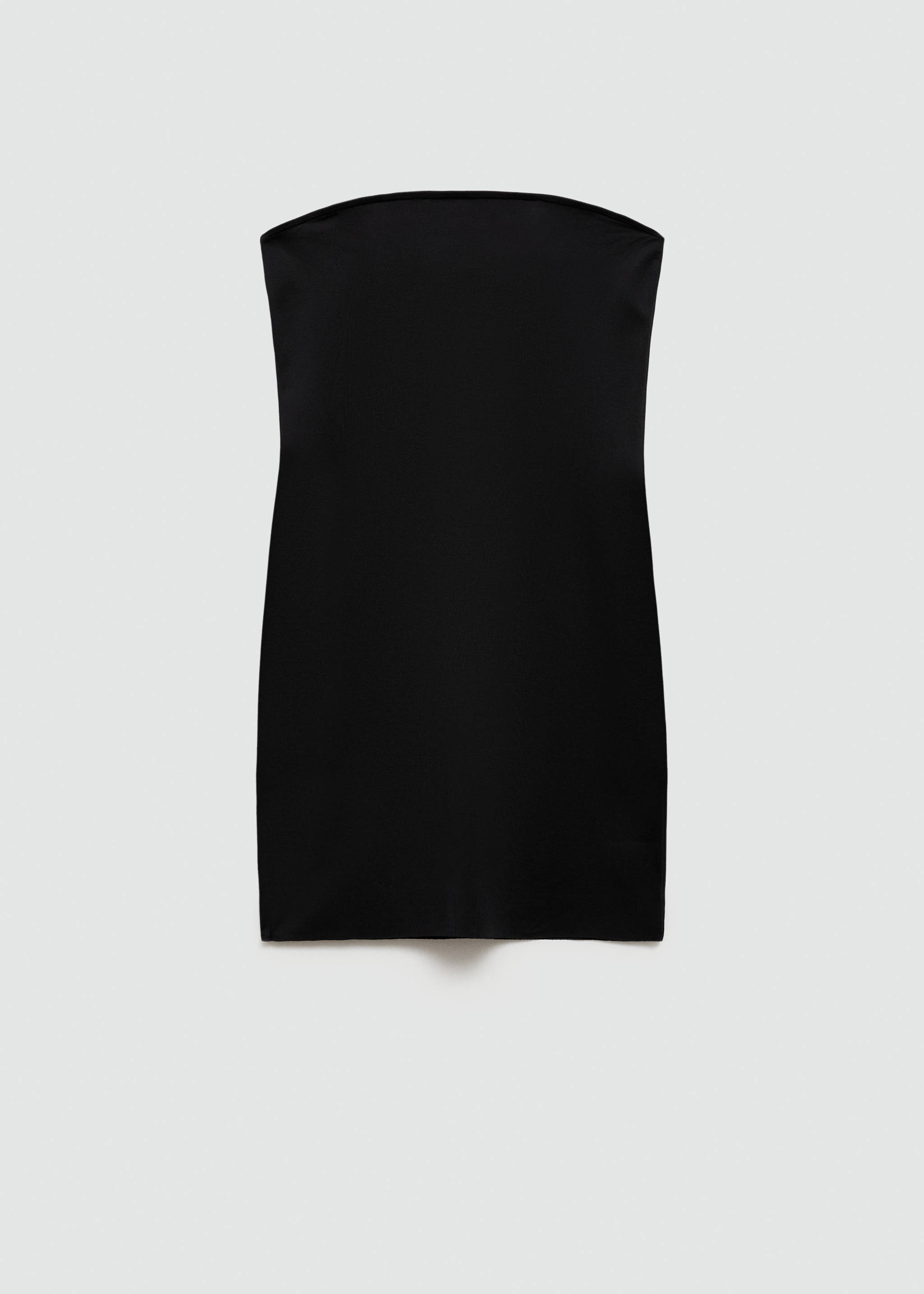 Strapless jurk met korte voering - Artikel zonder model