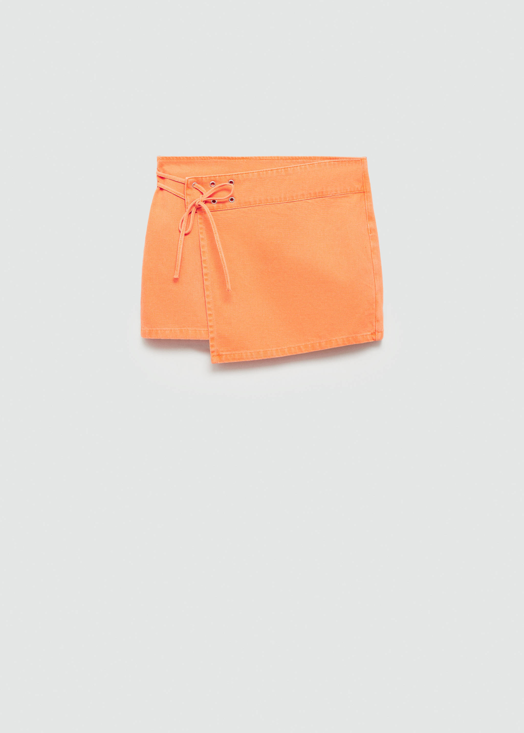 Φούστα μίνι τζιν κρουαζέ - Προϊόν χωρίς μοντέλο