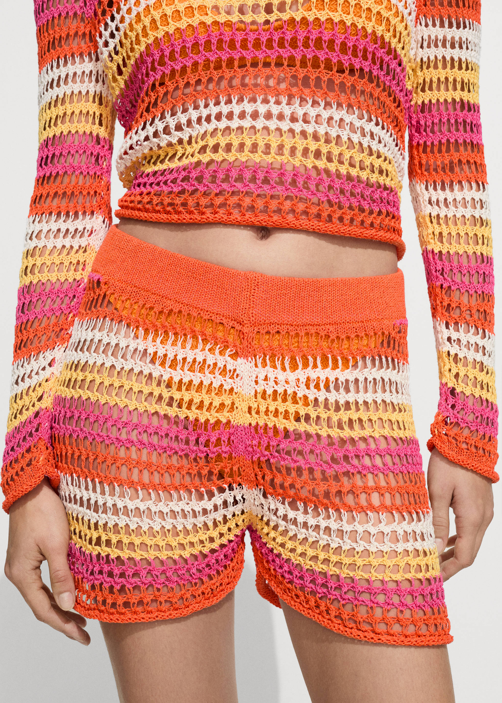 Combined crochet shorts - Details of the article 6