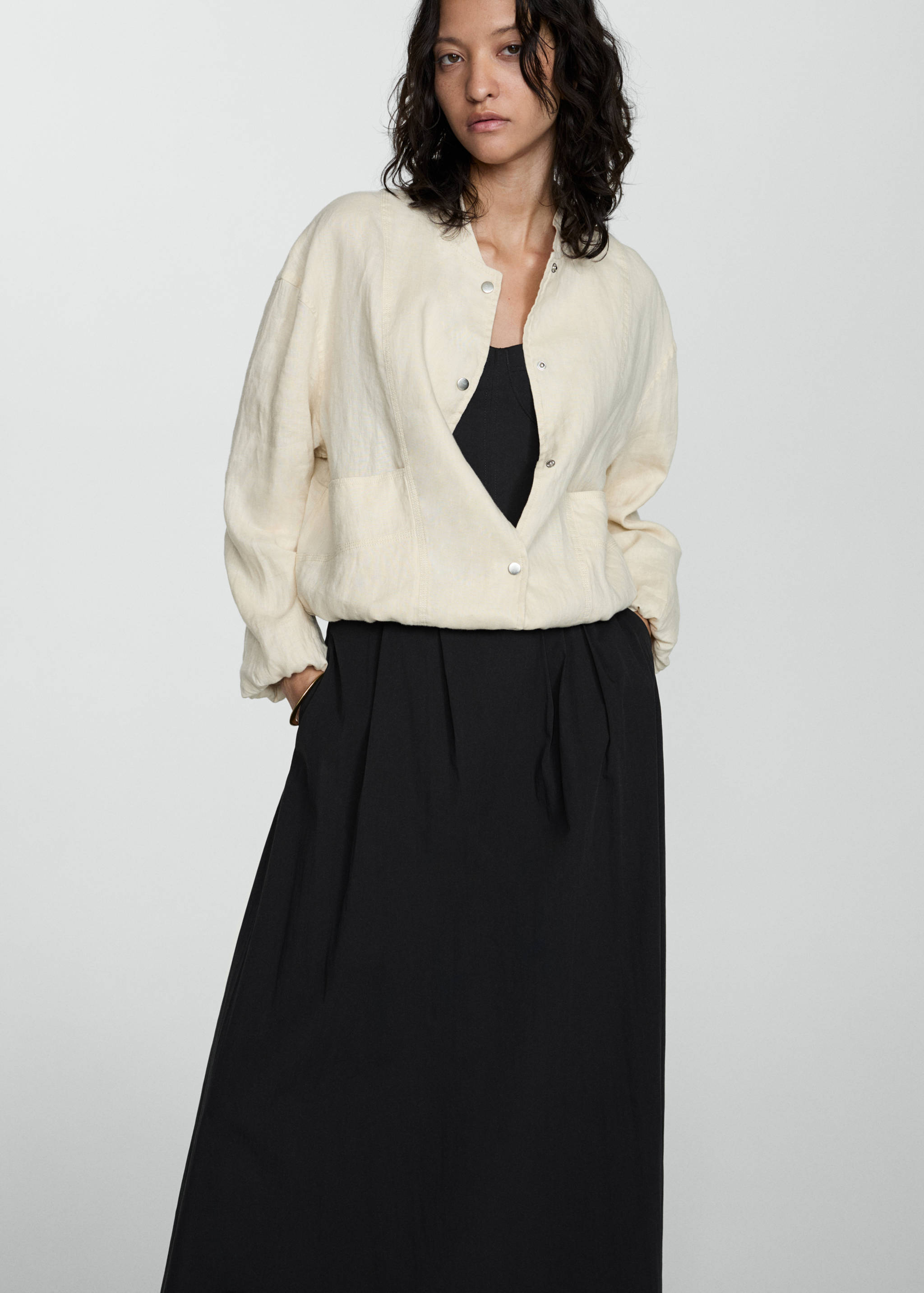 Long flared skirt - Details of the article 2