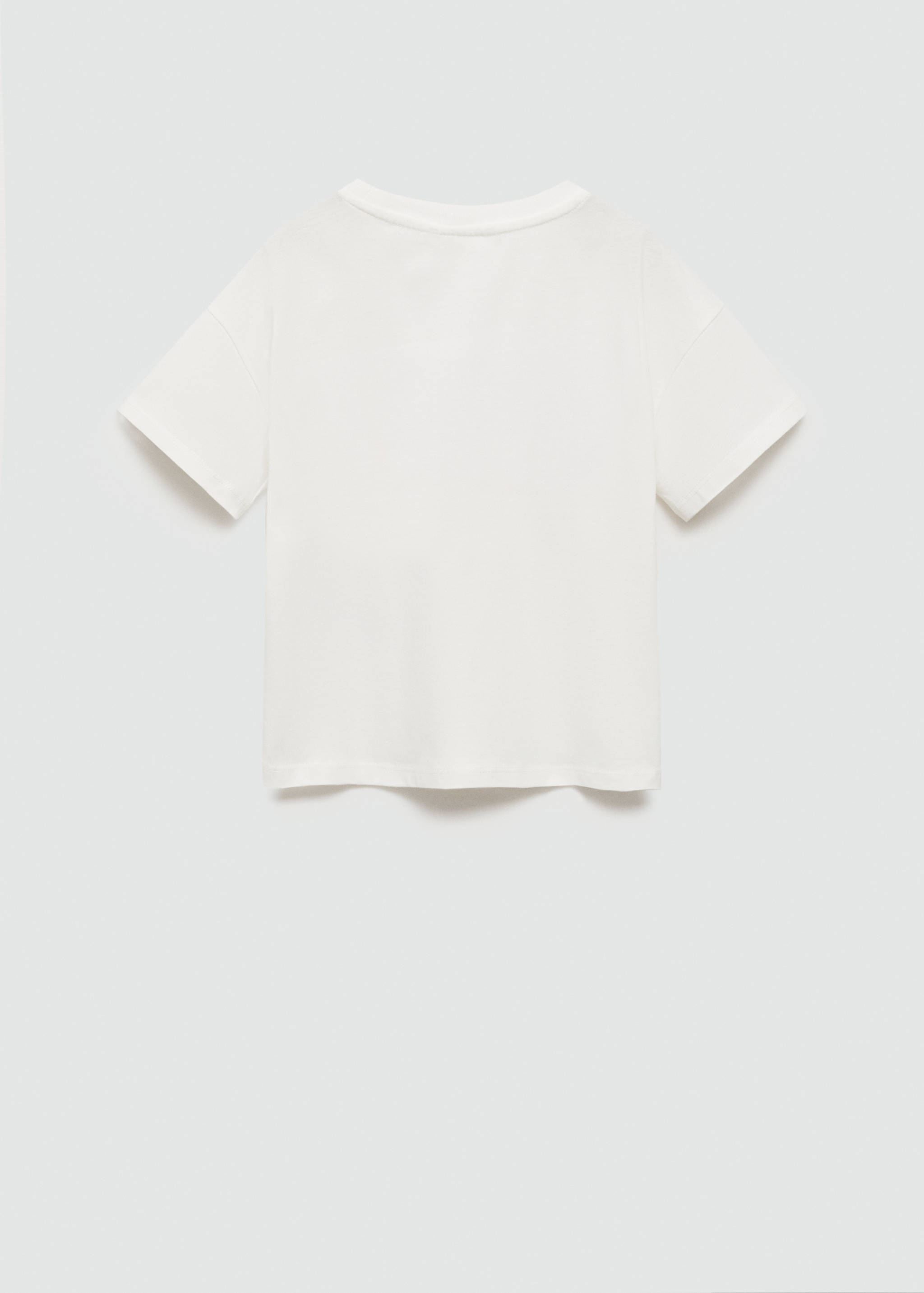 Printed cotton-blend T-shirt - Reverse of the article