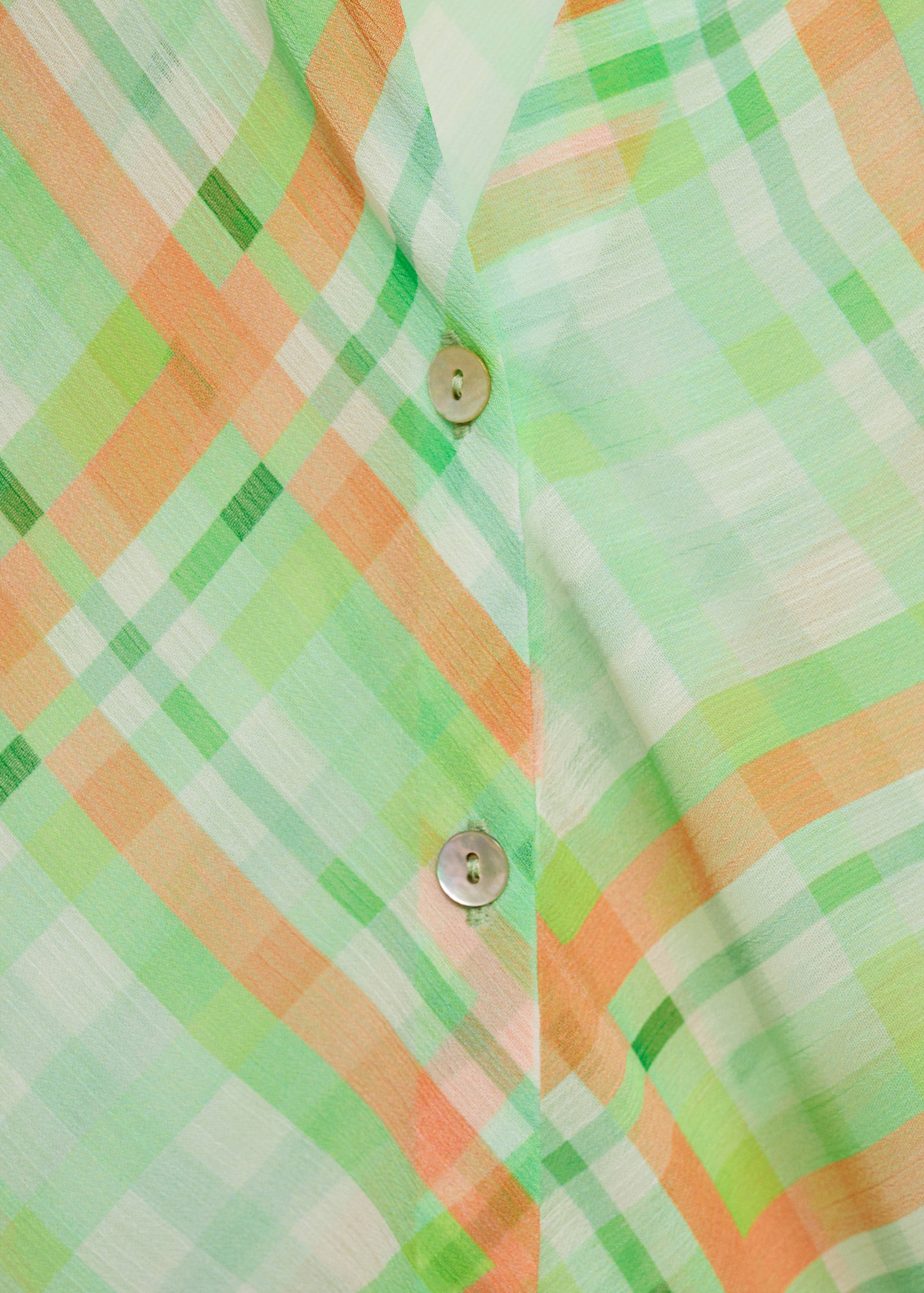 Check-print shirt - Details of the article 0