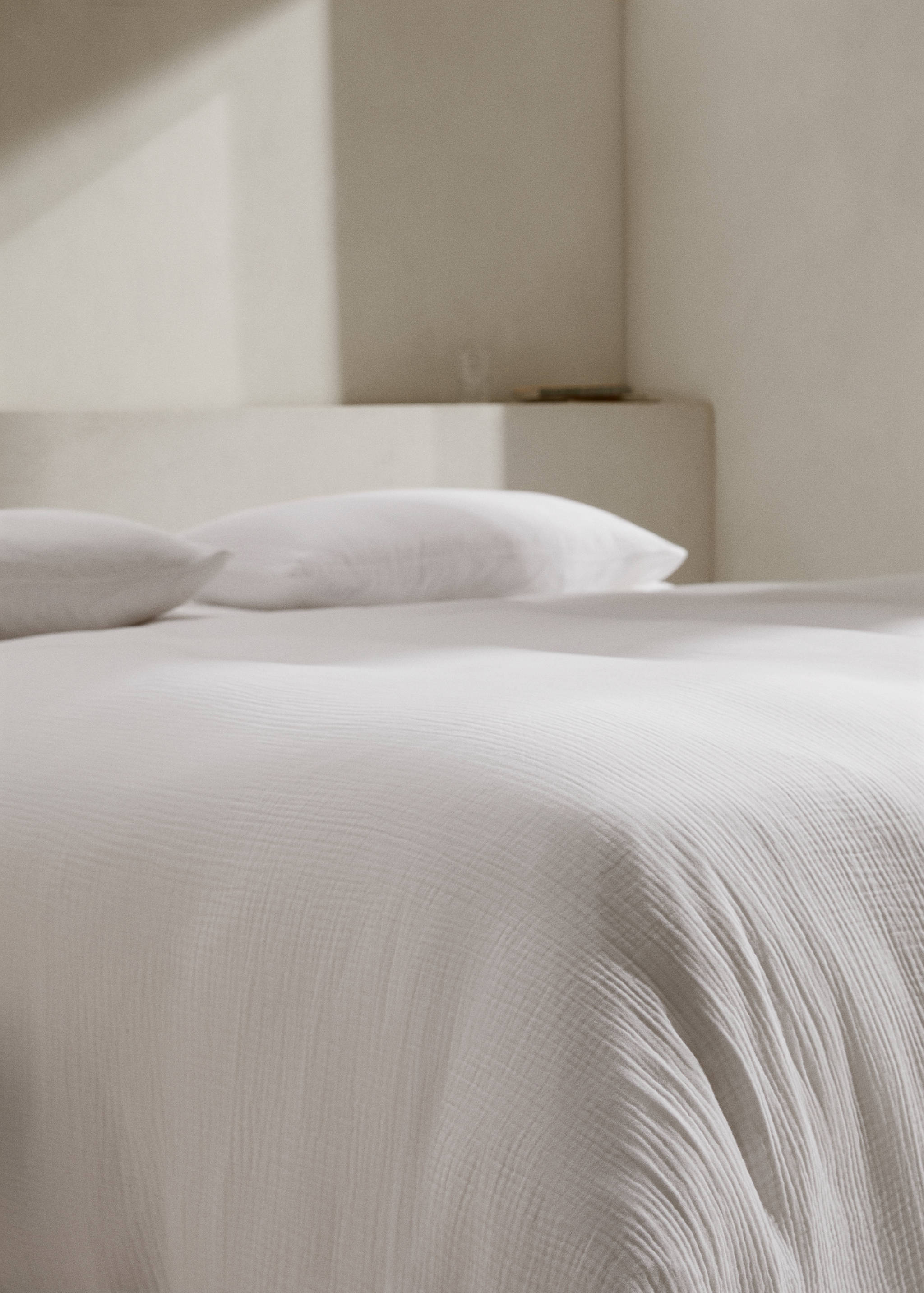 Cotton gauze duvet cover for king bed - Details of the article 7