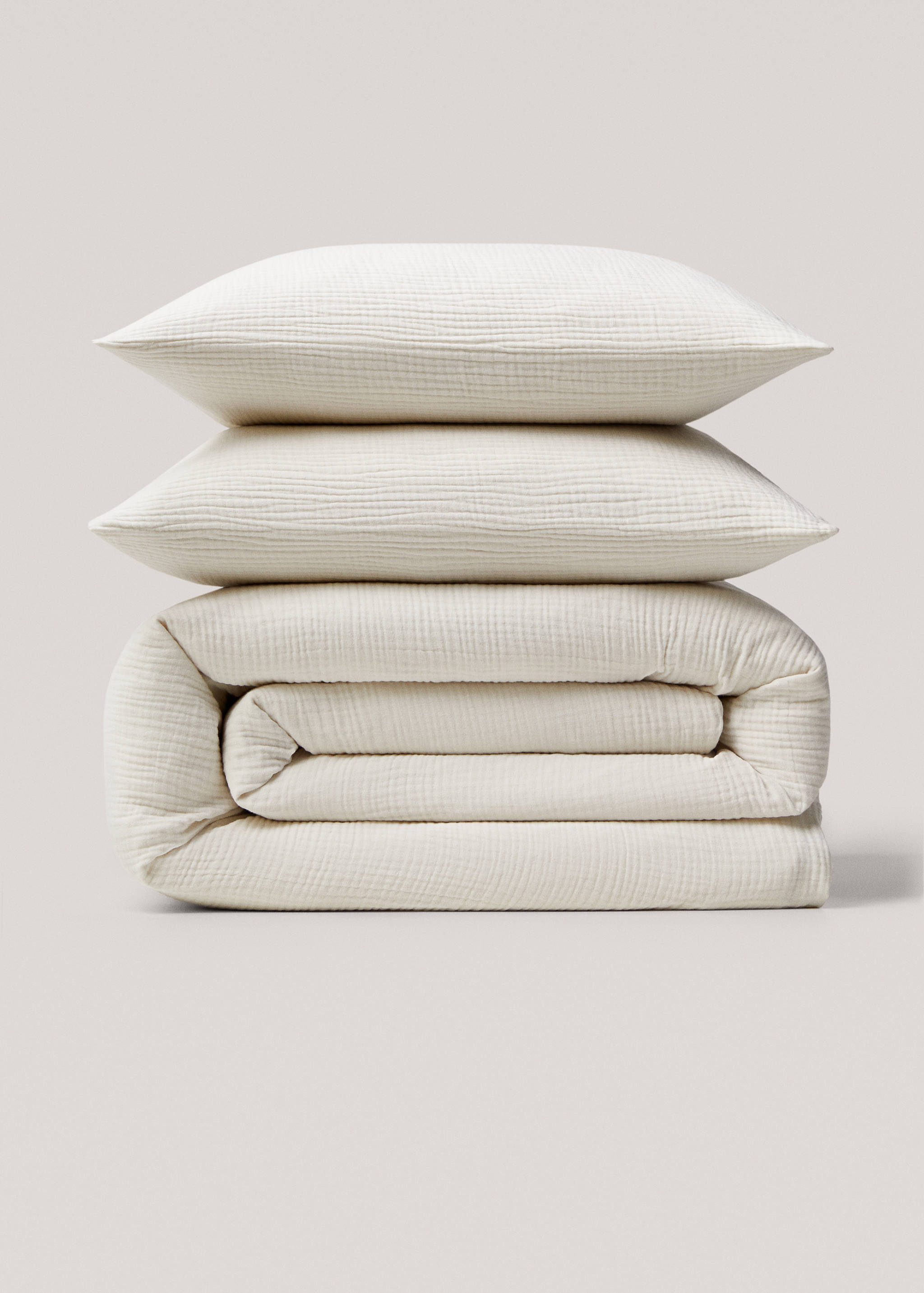 Cotton gauze duvet cover for king bed - Article without model