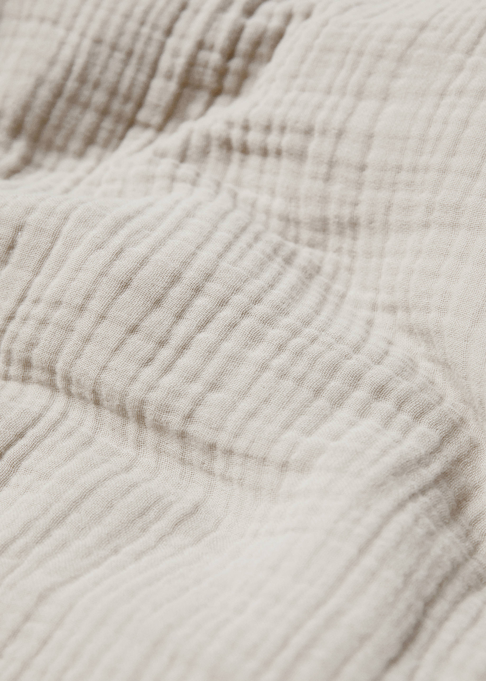 Cotton gauze duvet cover superking bed - Details of the article 2