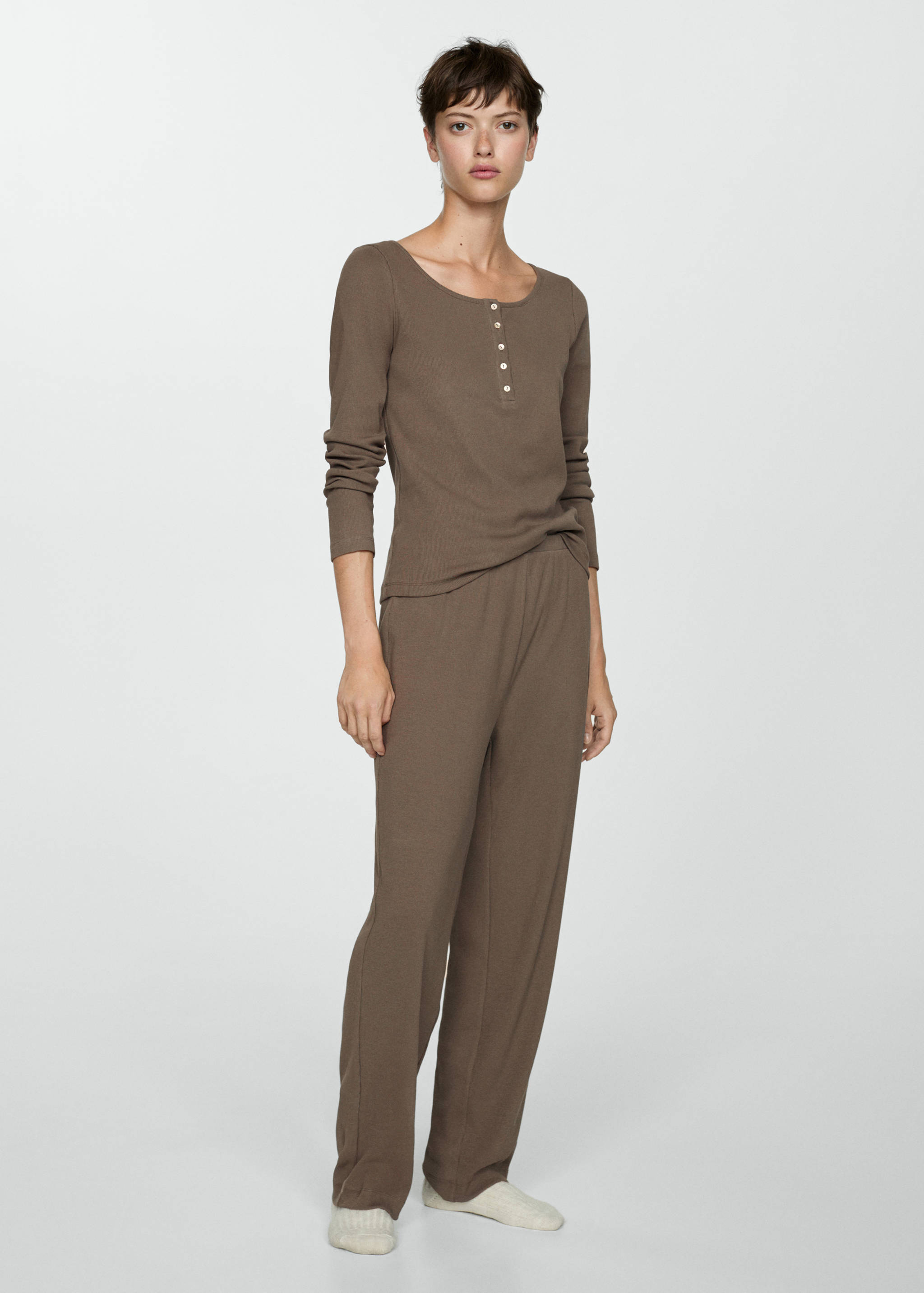 Two-piece cotton pyjamas - General plane