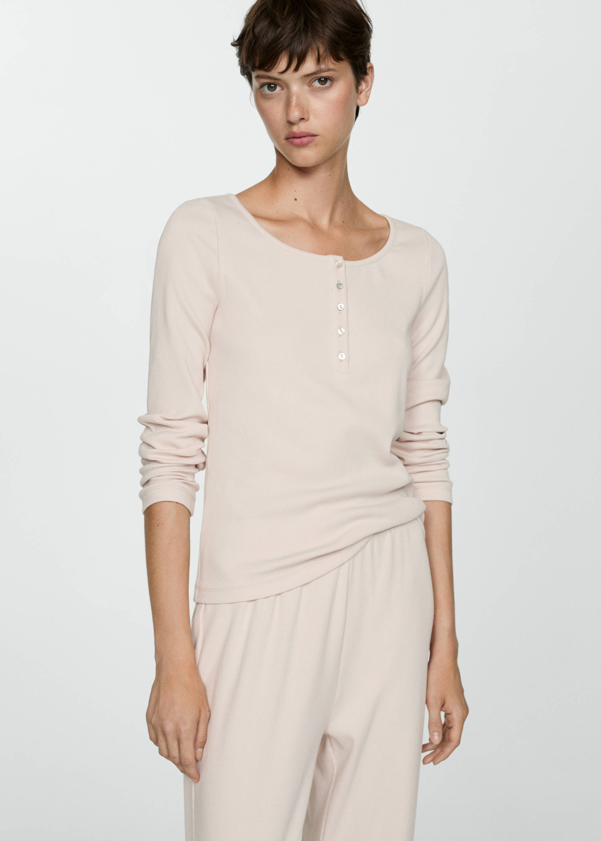 Two-piece cotton pyjamas - Details of the article 1