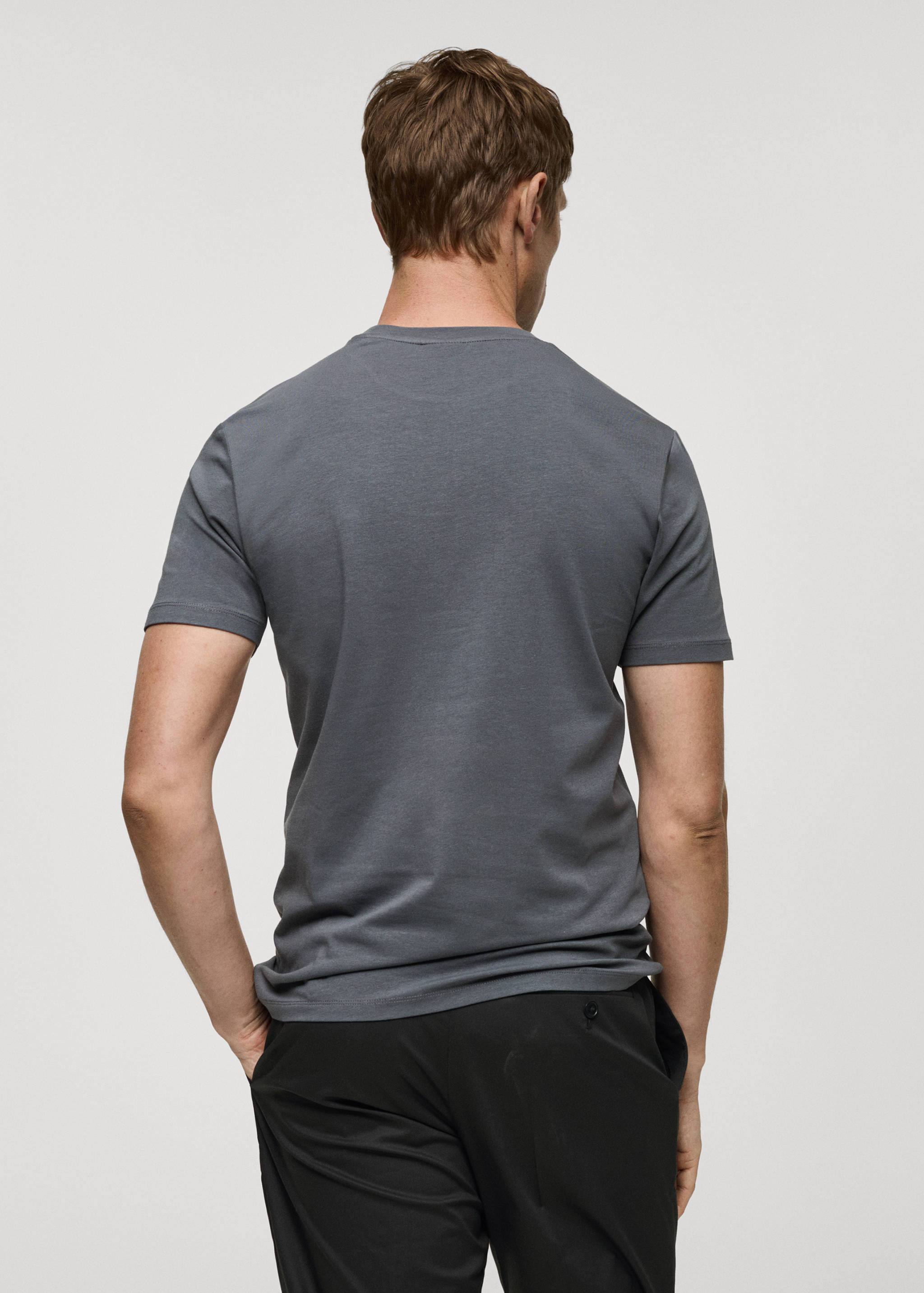 T-shirt coton stretch - Verso de l’article