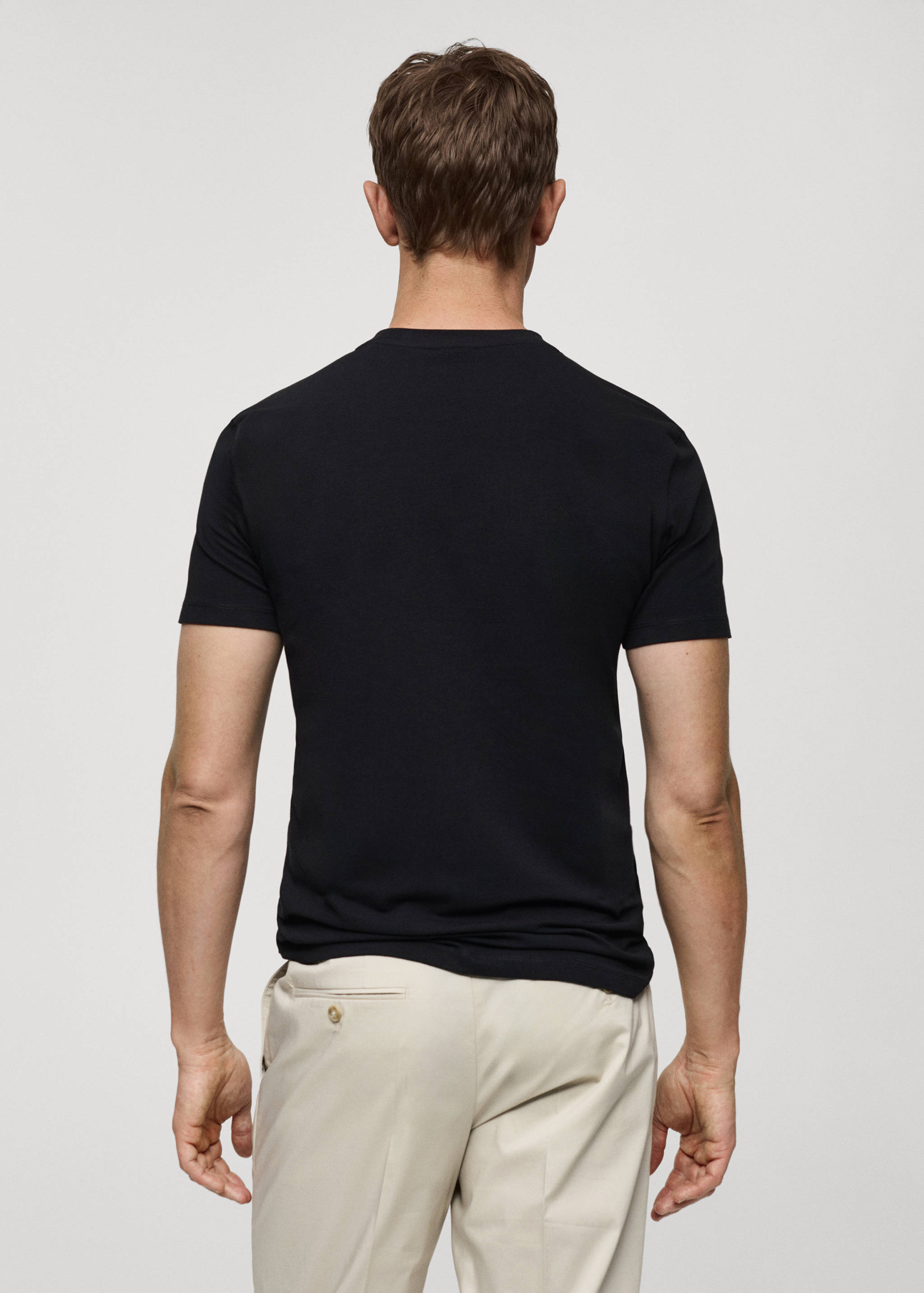 T-shirt coton stretch - Verso de l’article
