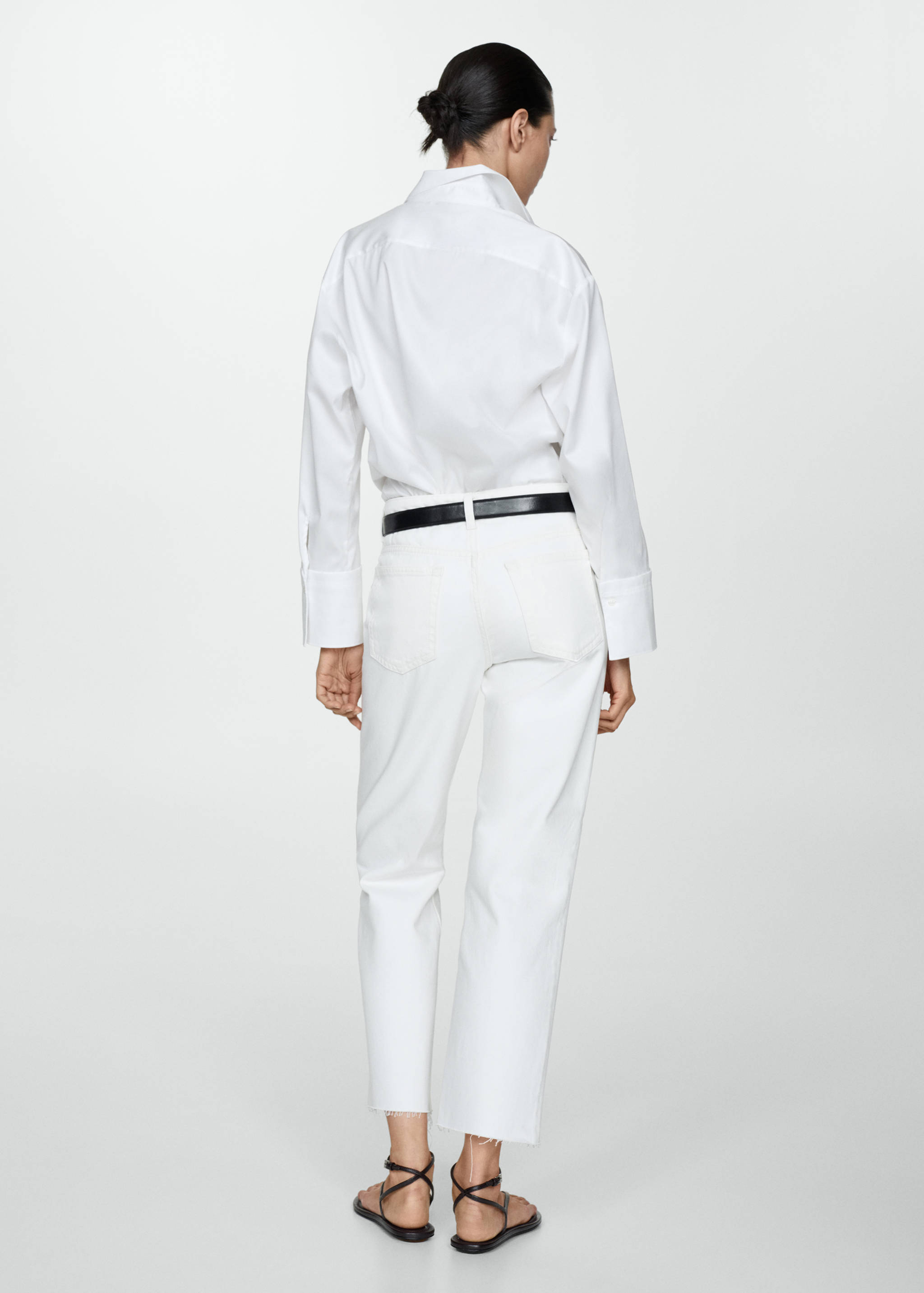 Texans Blanca rectes crop - Revers de l'article