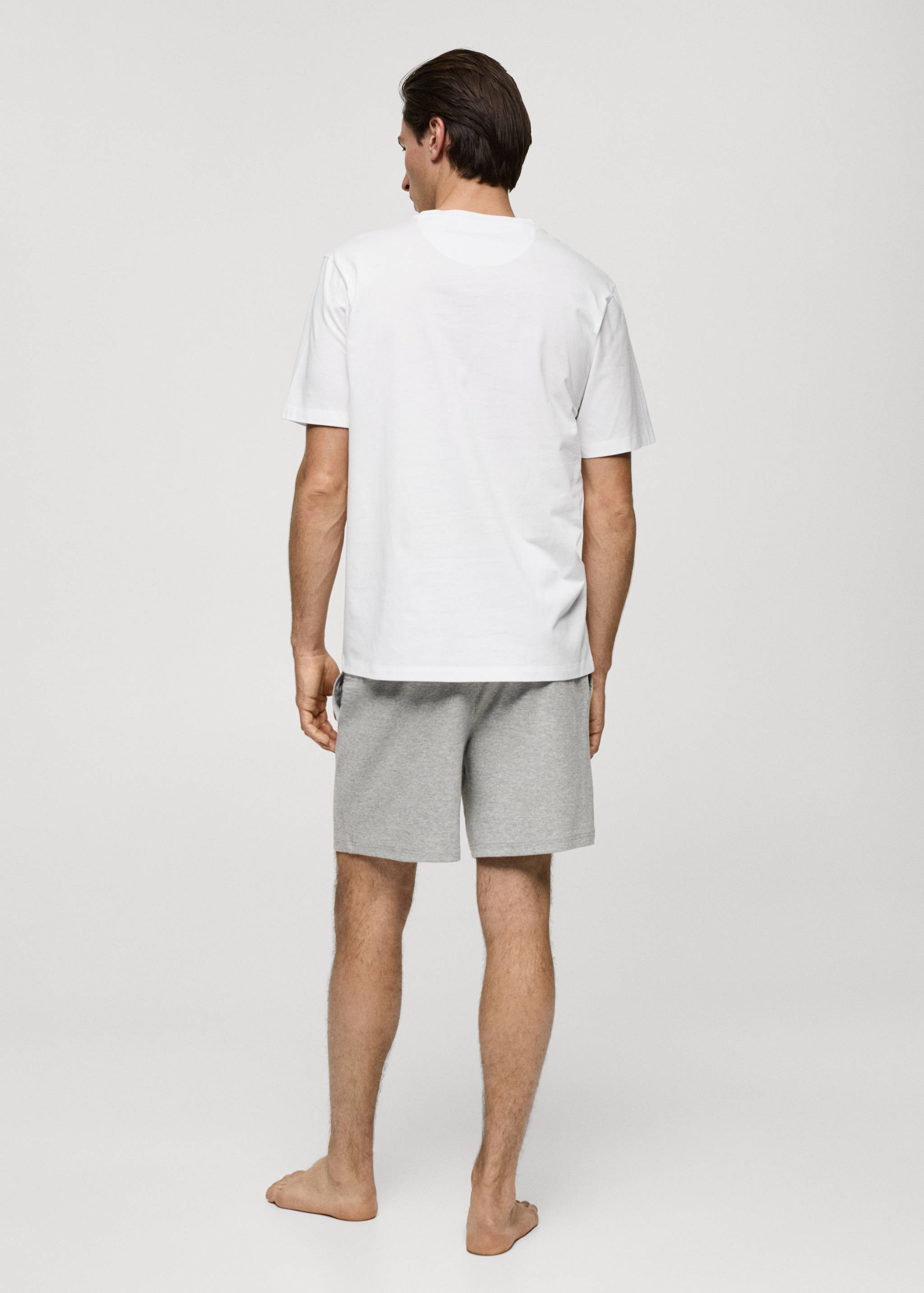 Pak korte katoenen pyjama - Achterkant van het artikel