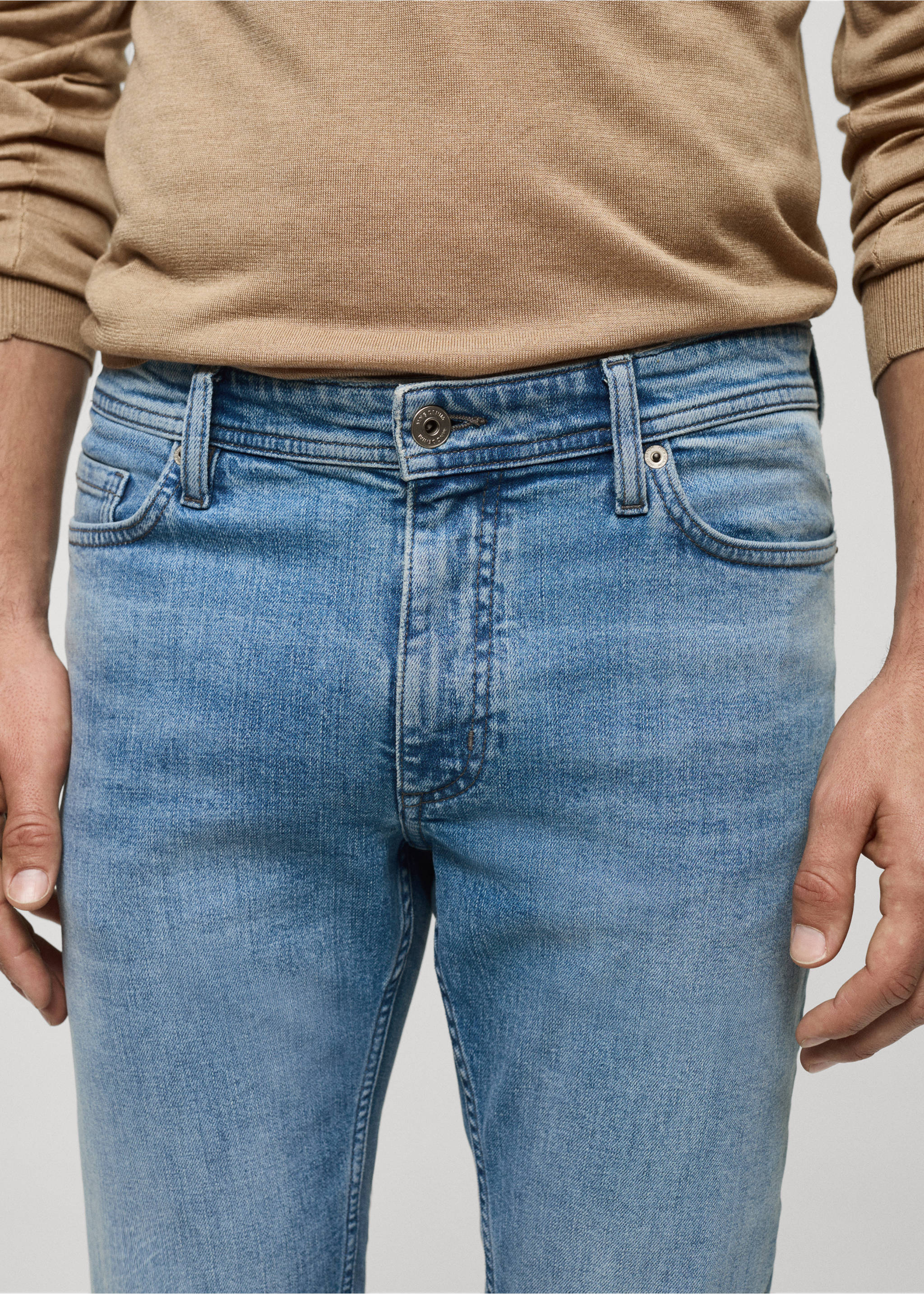 Blugi Jan slim fit - Detaliu al articolului 1, Albastru mediu. Ref: 77050594-00.