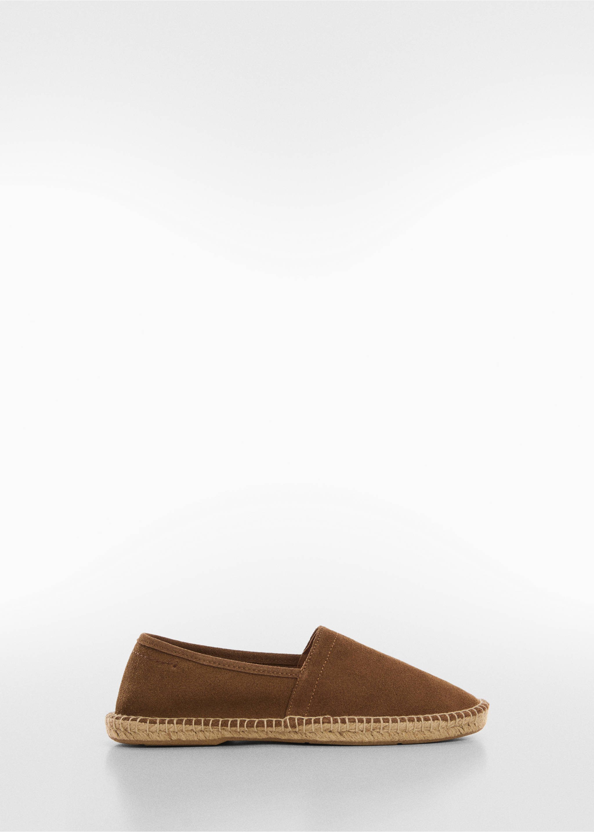 Espadrillos i mocka och jute - Artikel utan modell, Brun. Ref: 77050595-00.