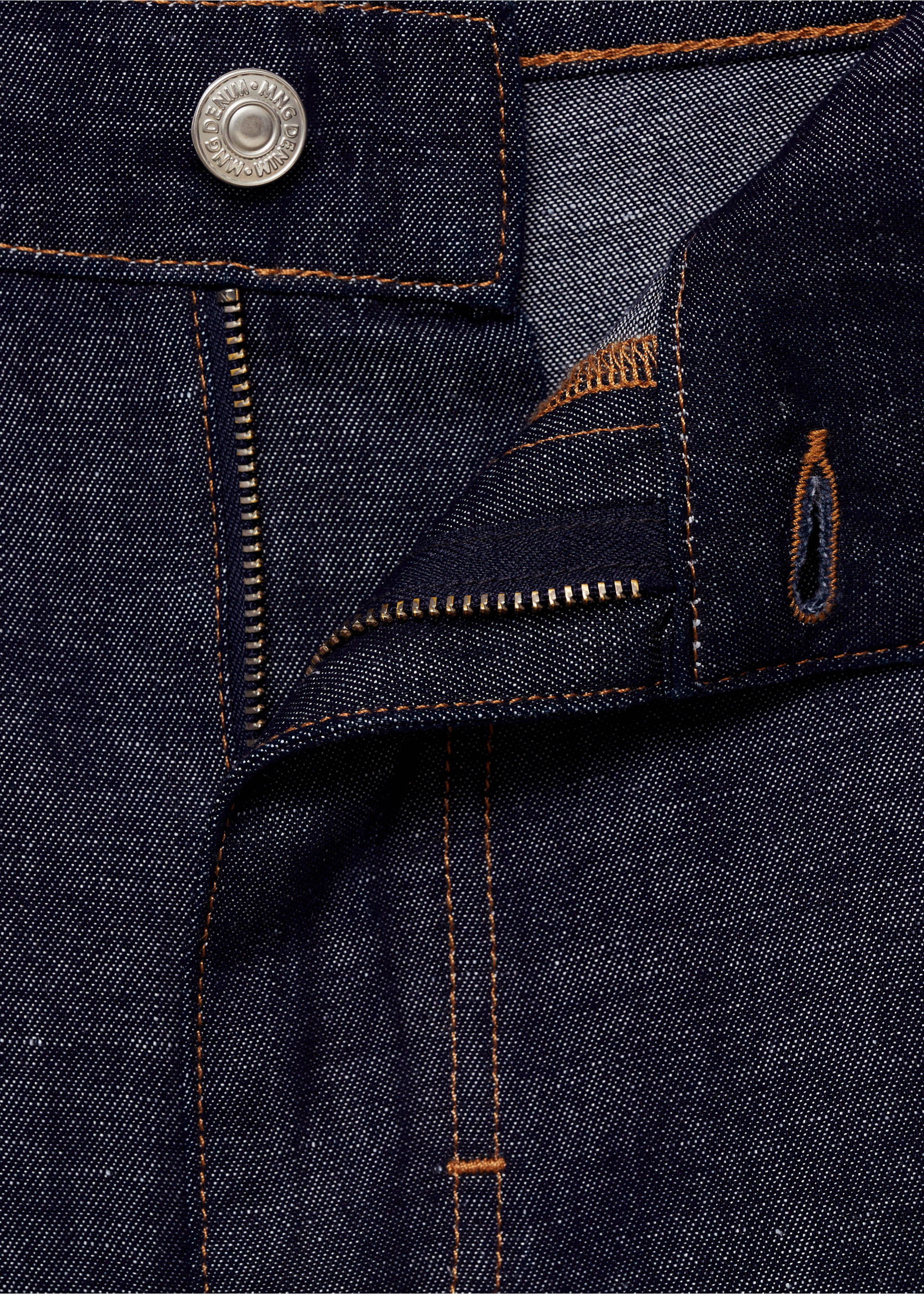 Bermuda 100 % coton effet denim - Détail de l'article 8, Bleu. Ref: 77050600-00.