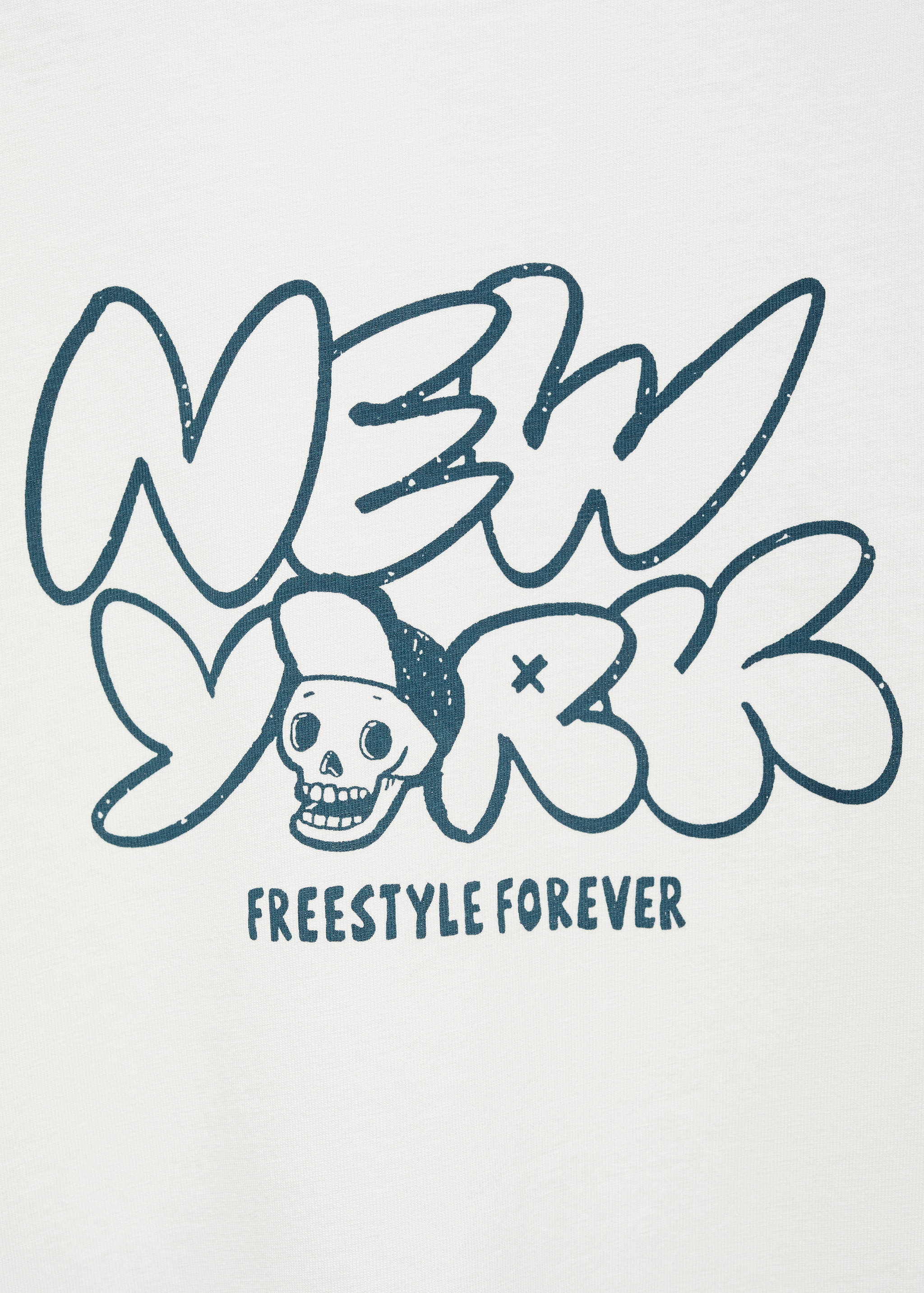 Printed cotton-blend t-shirt - Details of the article 0