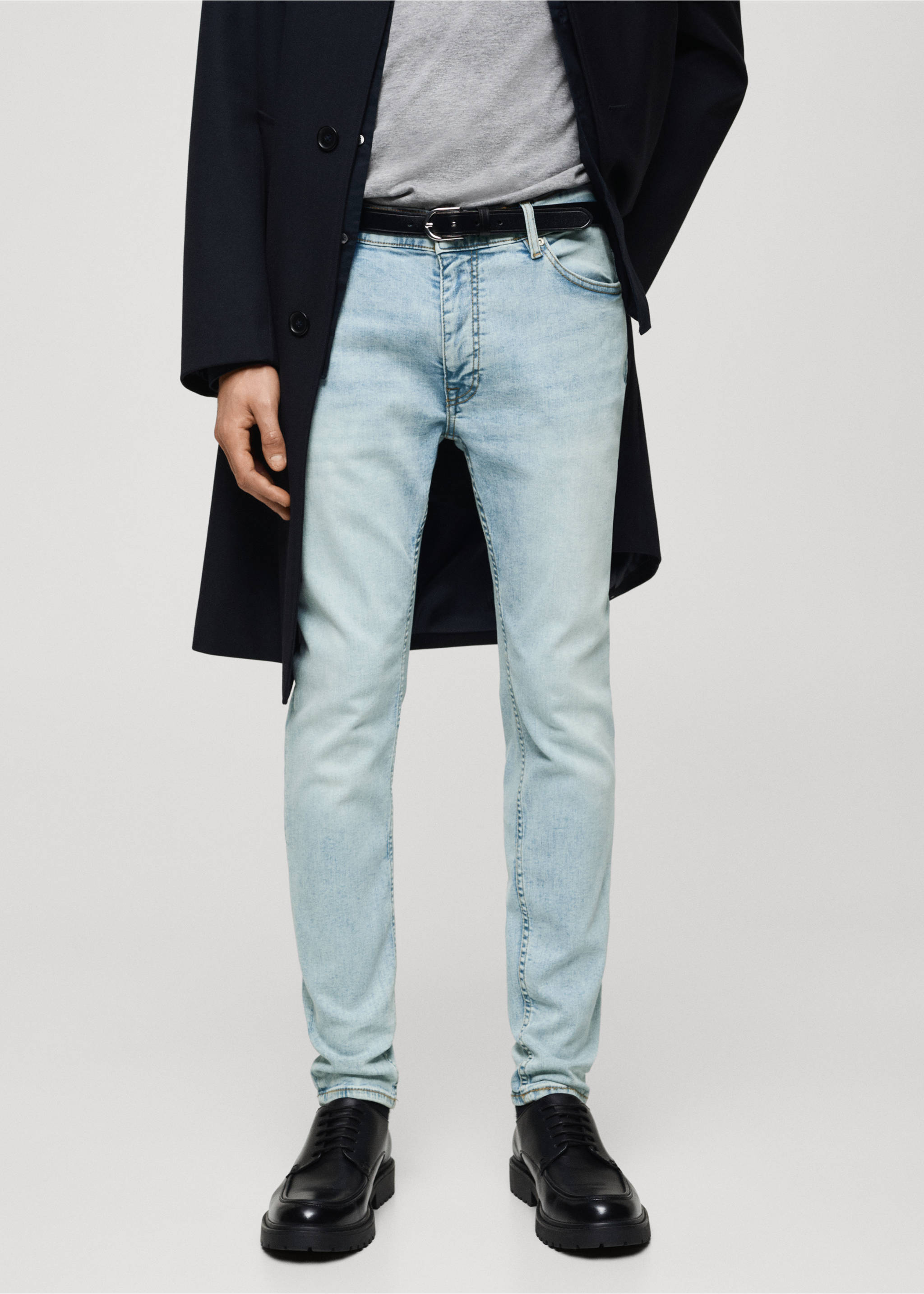 Jeans Jude skinny fit - Plano medio, Azul claro. Ref: 77050616-00.