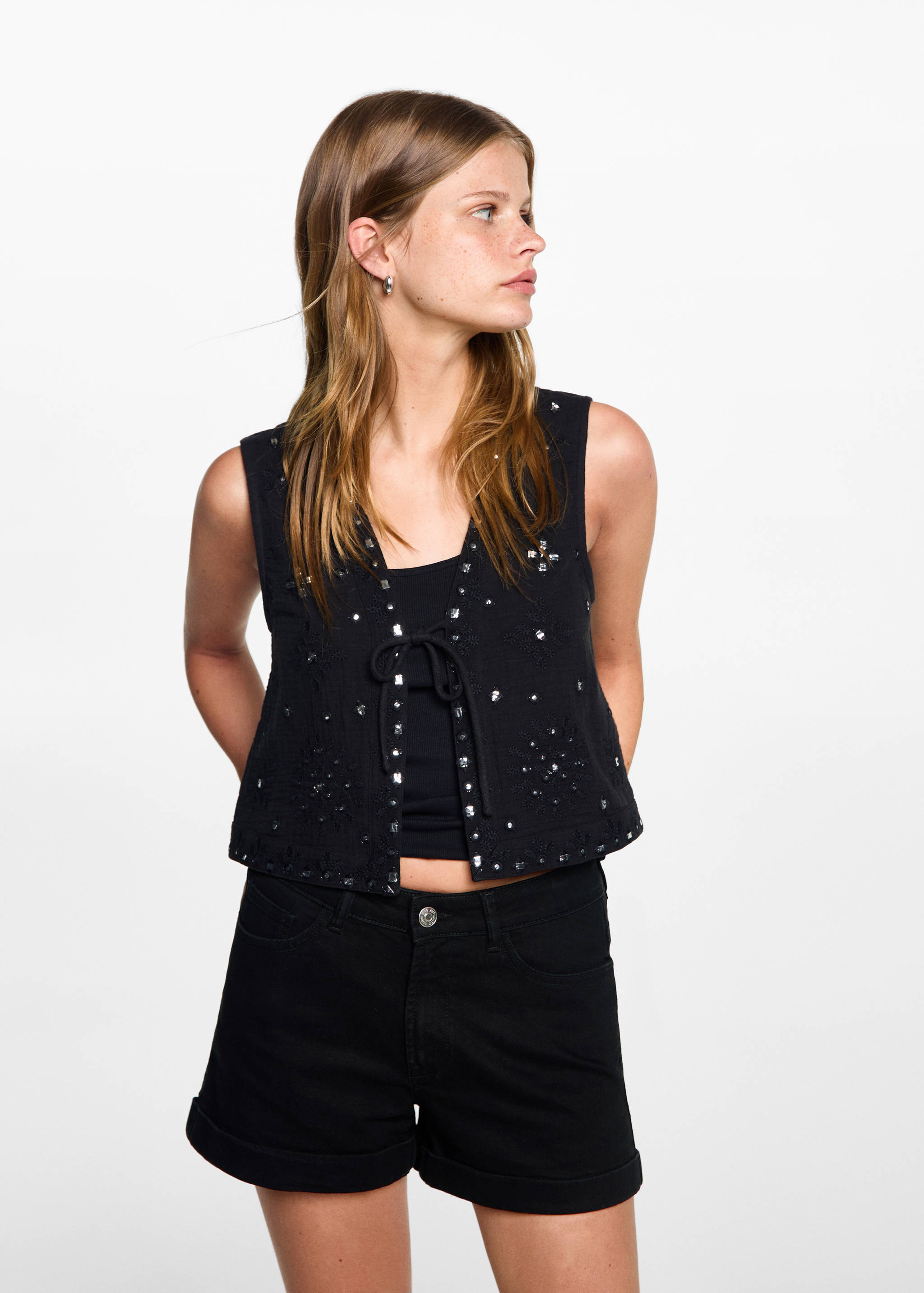 100% merino wool long-sleeved polo shirt - Medium plane